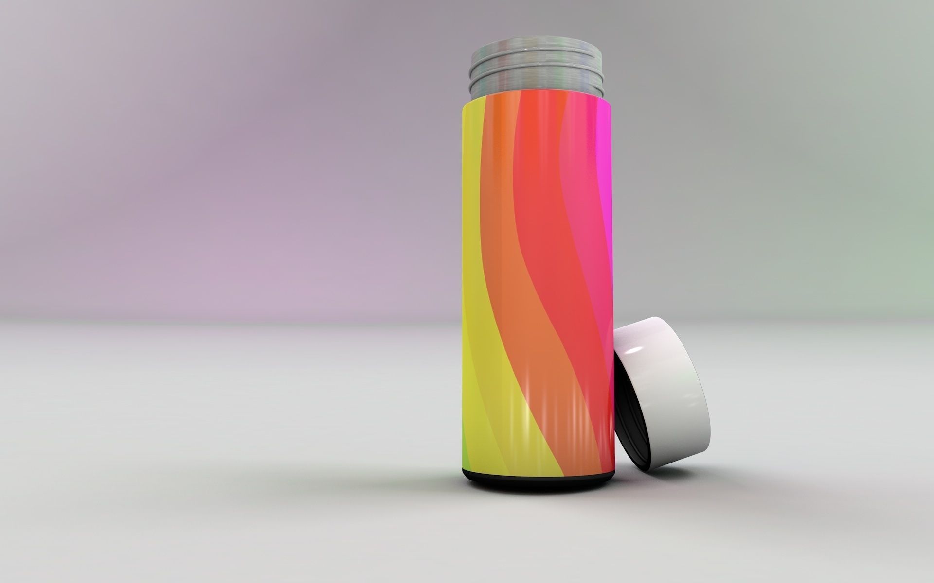 Water flask 3D model_8