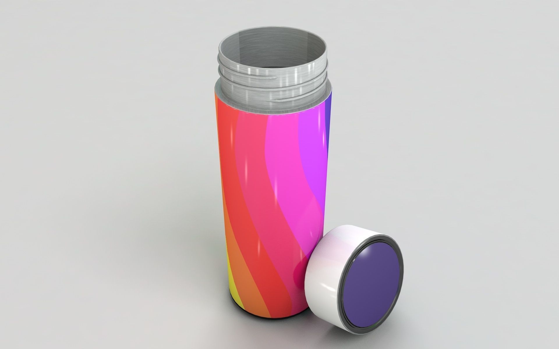 Water flask 3D model_7