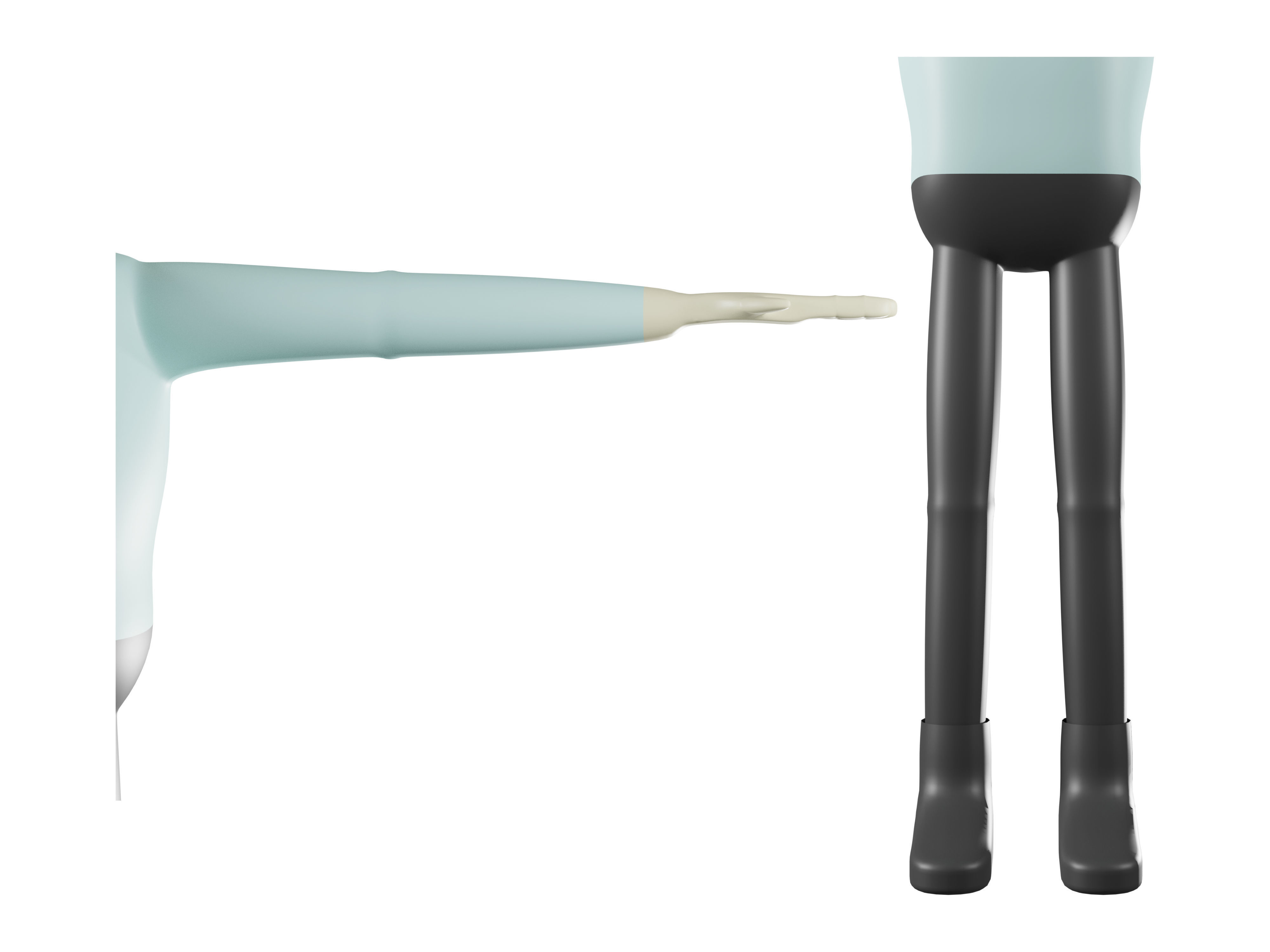 3D Character cartoon man 3D model_3