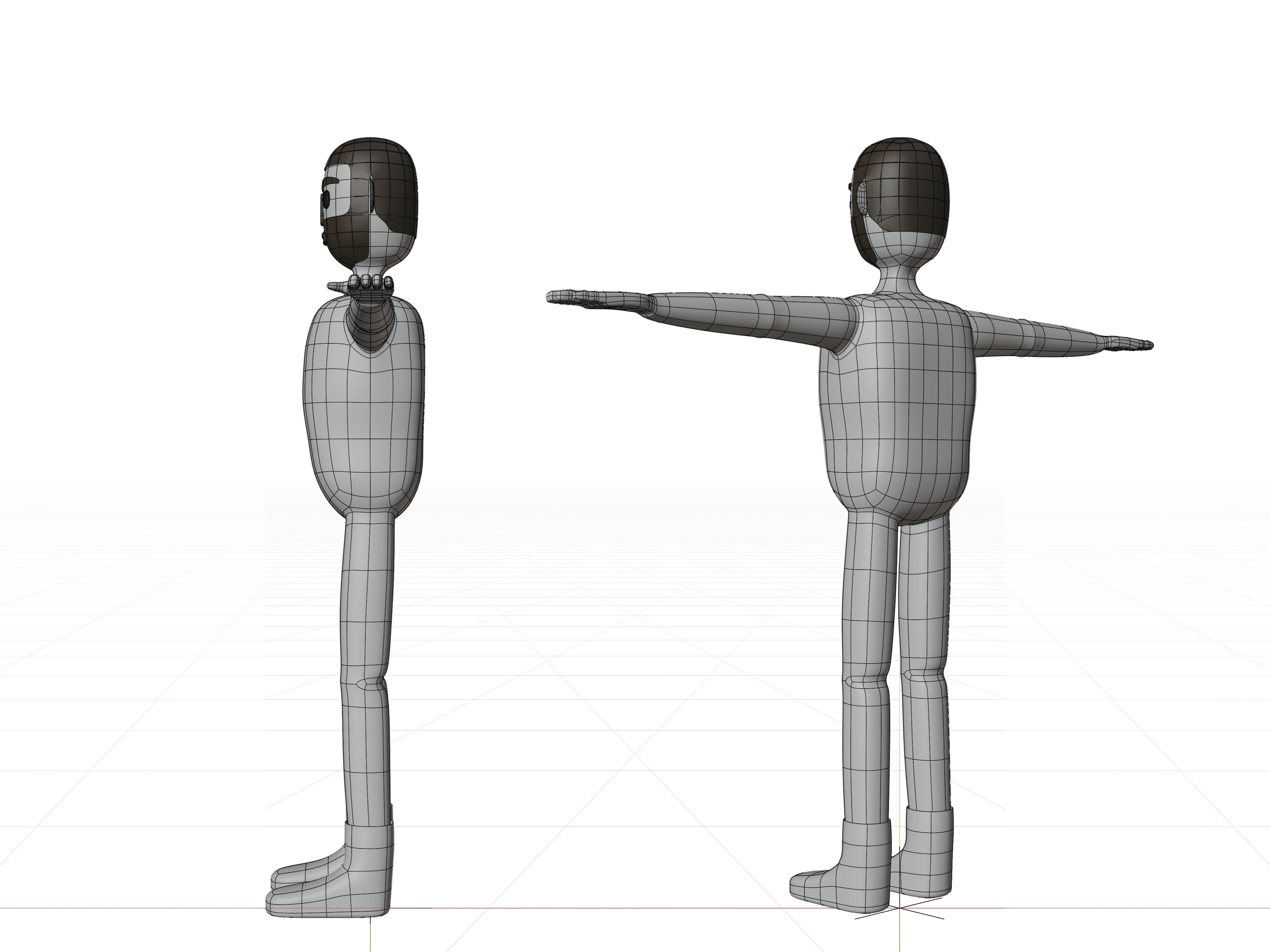 3D Character cartoon man 3D model_5