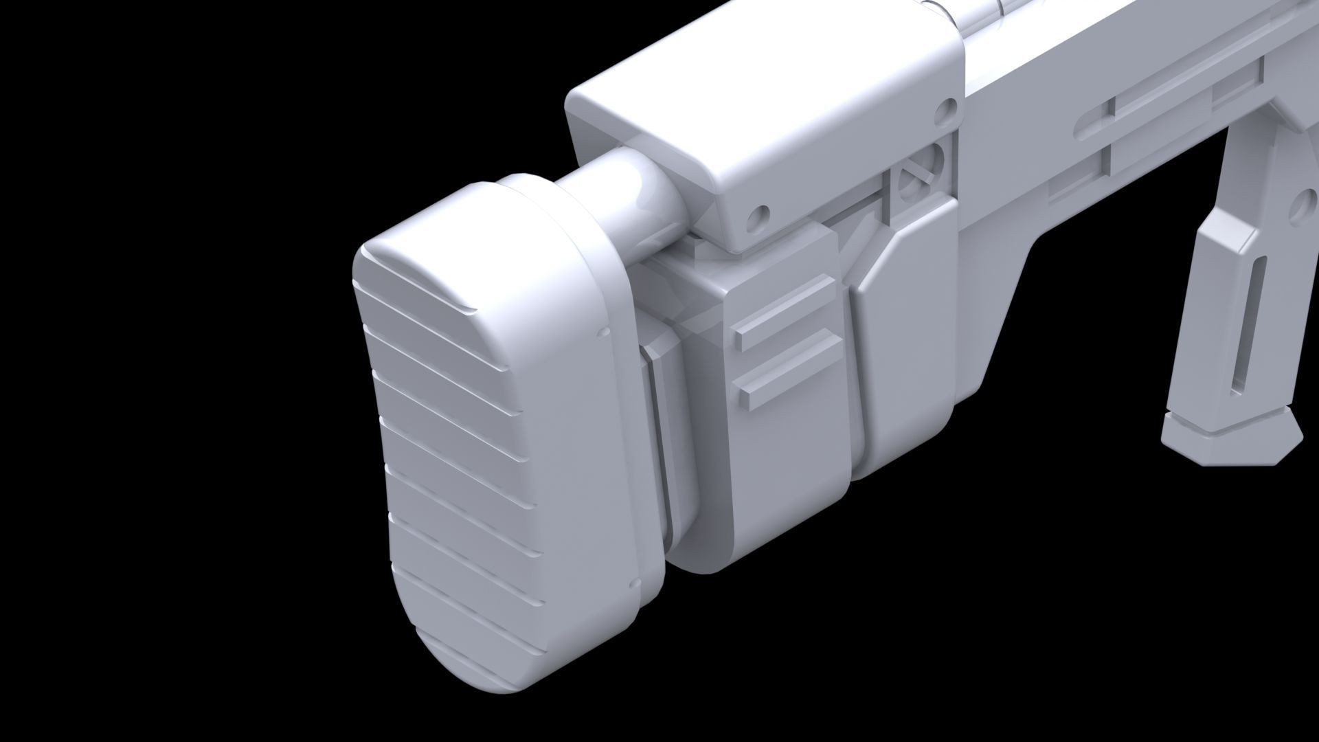 MG Beam Shot Rifle Full Equip for Sazabi Ver Ka 3D print model_11