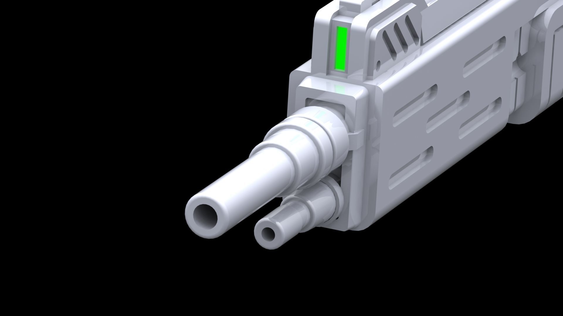 MG Beam Shot Rifle Full Equip for Sazabi Ver Ka 3D print model_10