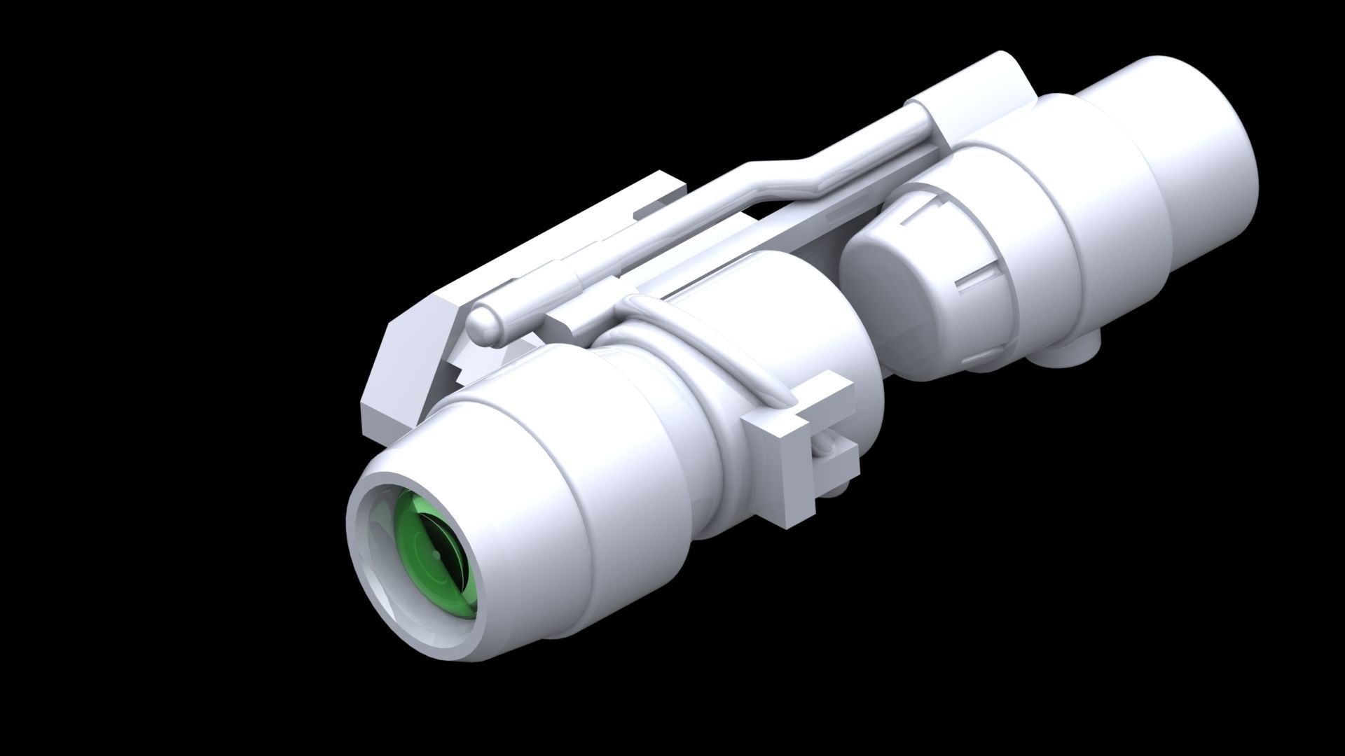 MG Beam Shot Rifle Full Equip for Sazabi Ver Ka 3D print model_13