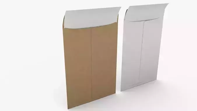 3D Envelope with Paper 3D model