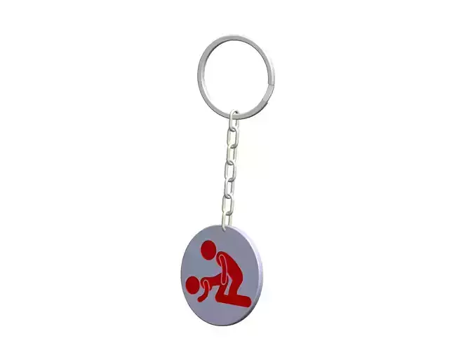 Sex positions KEY Chain 3D model