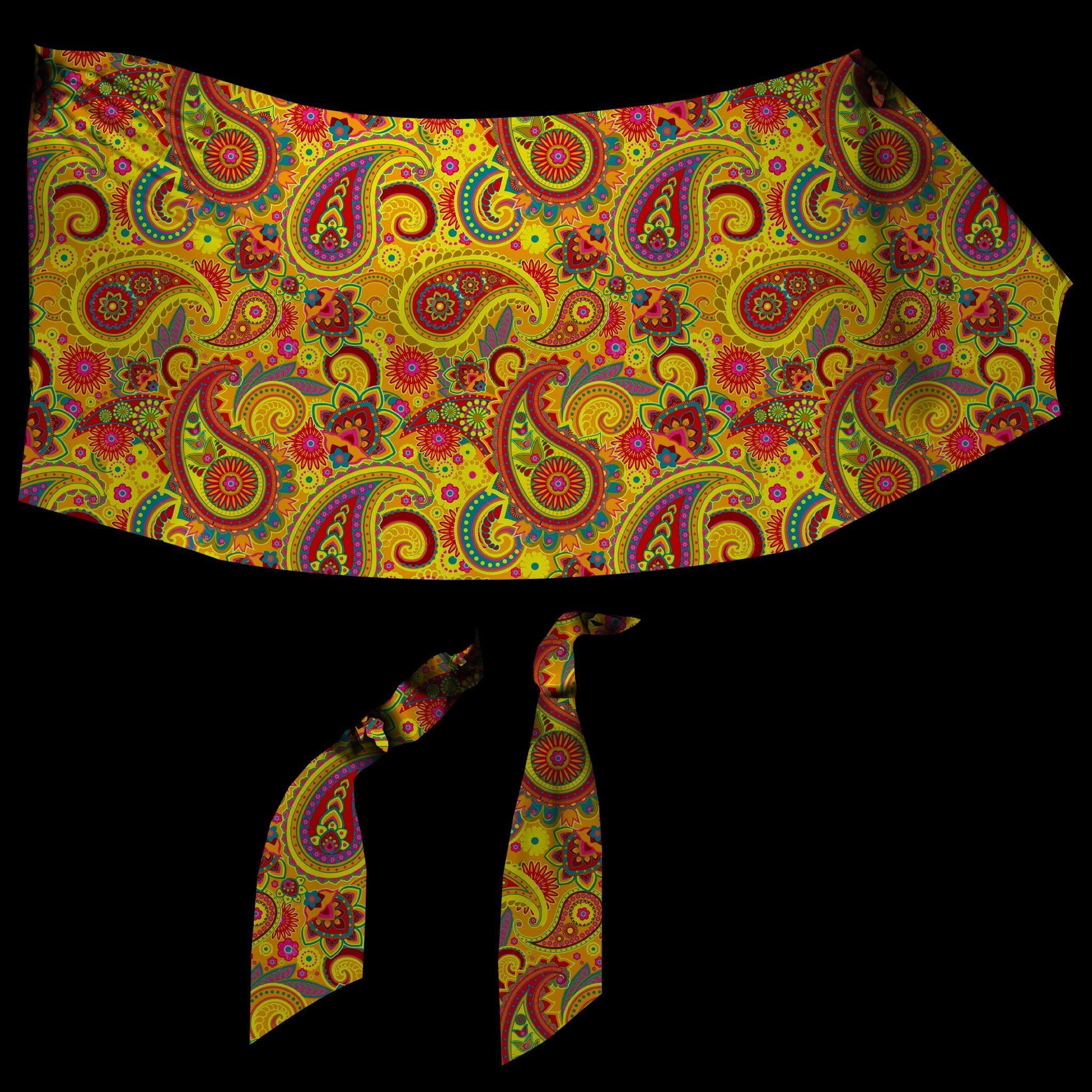 Female Skirt Low-poly 3D model_6