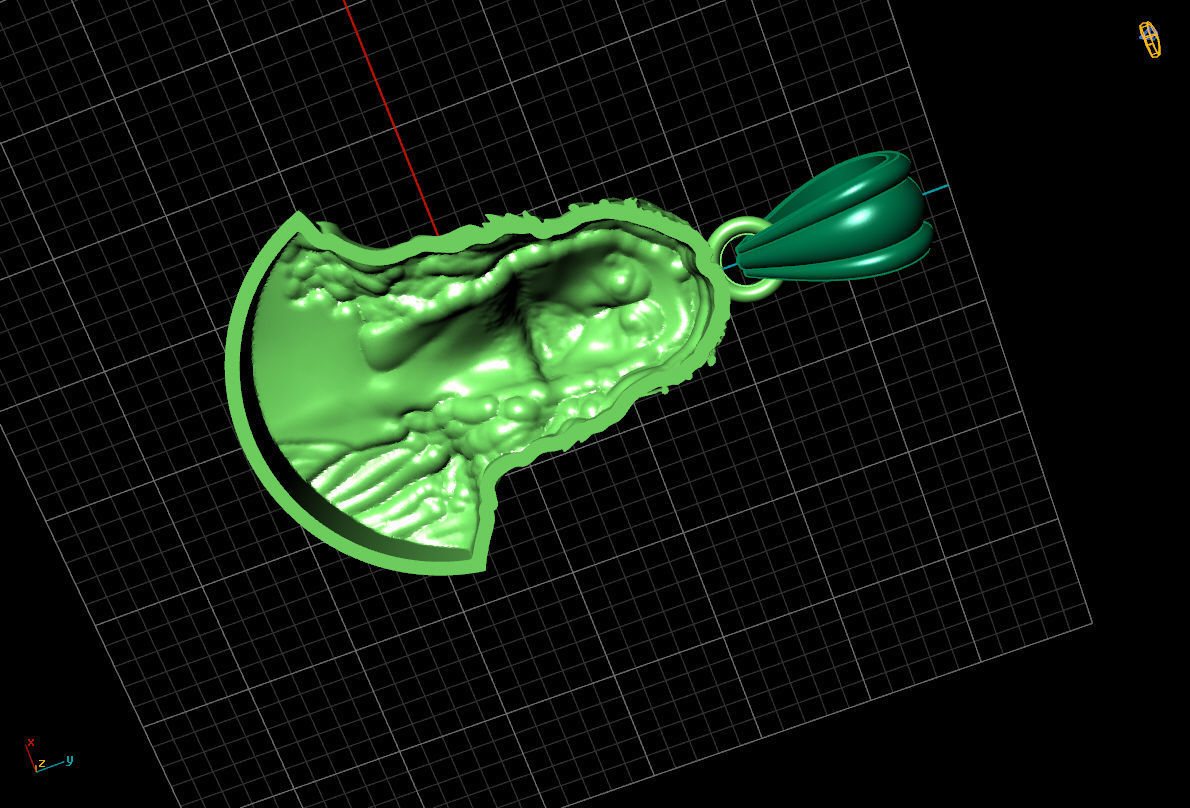 PENDANT GOD 3D print model_1