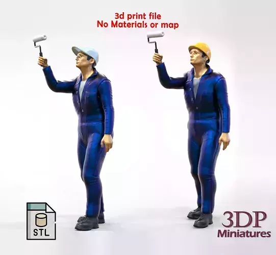 N3 Painter with Paint Roller