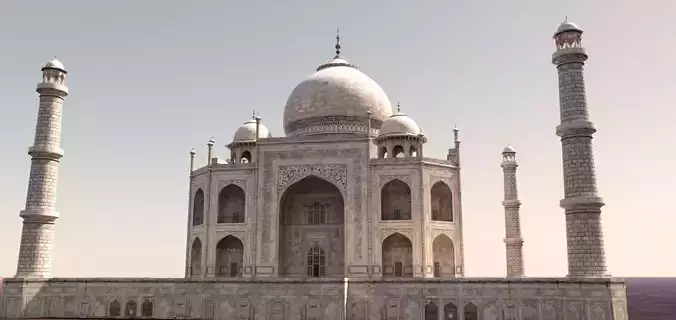 Taj Mahal 3D model