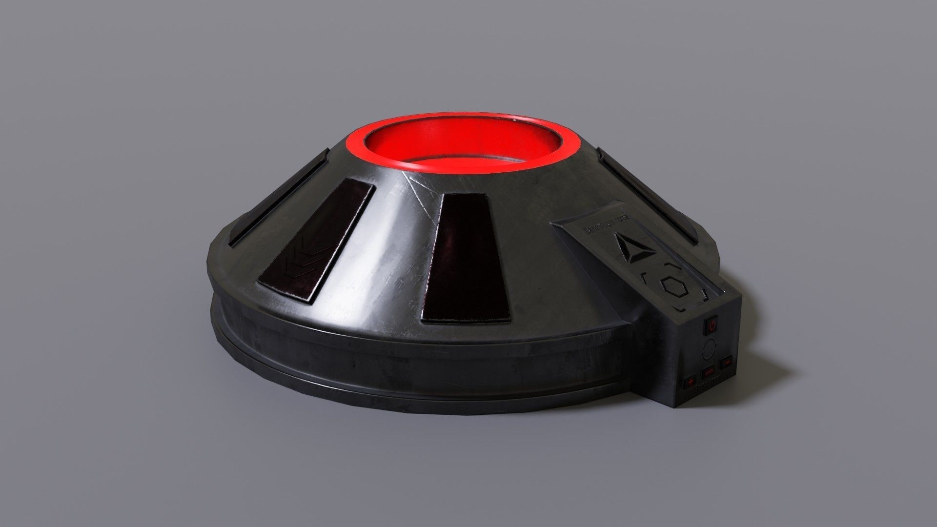 Gravity device Low-poly 3D model_16