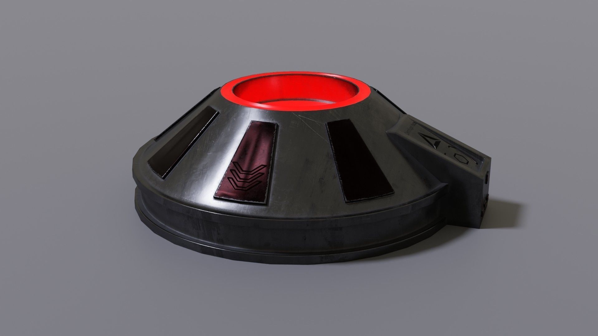 Gravity device Low-poly 3D model_3