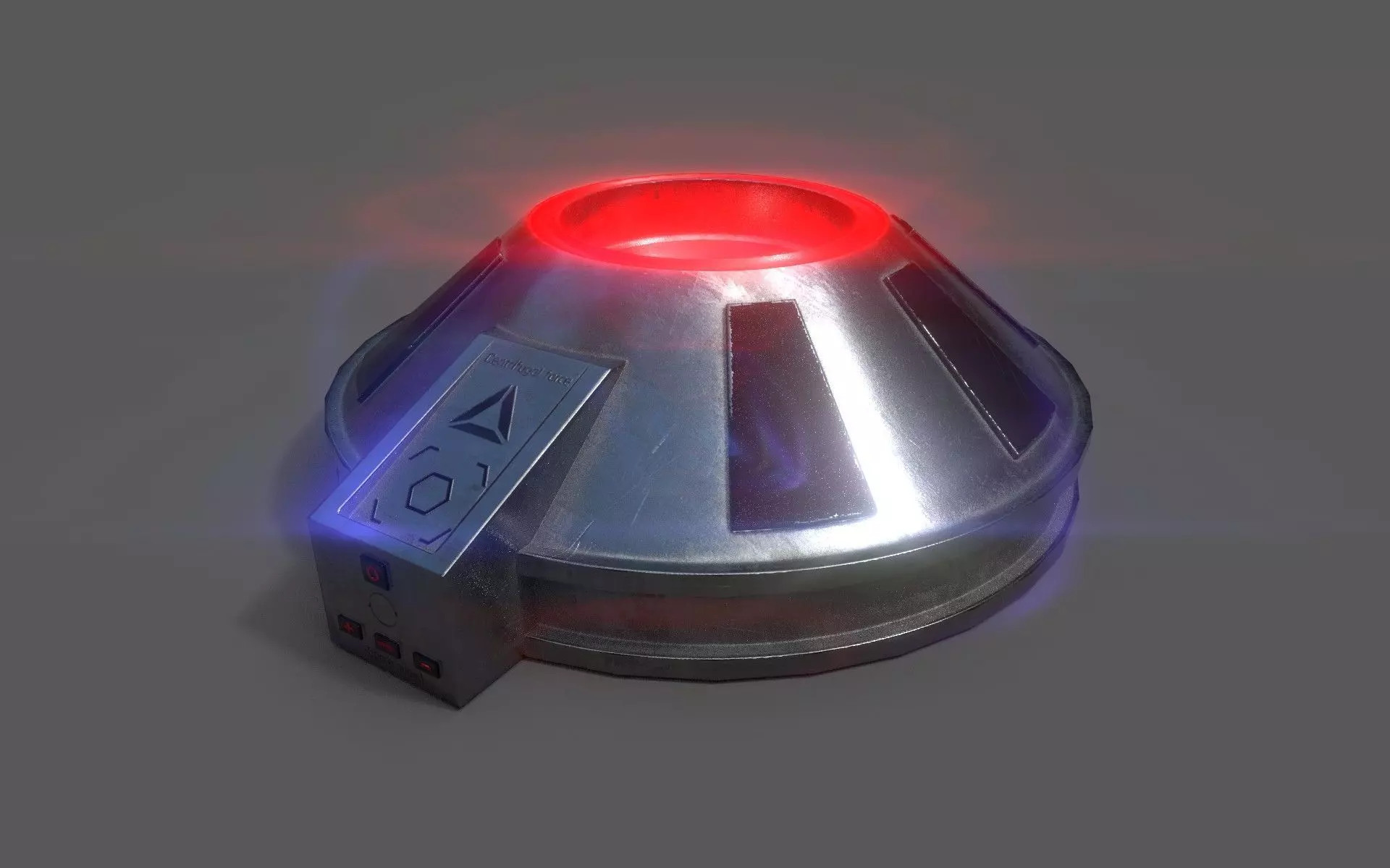 Gravity device Low-poly 3D model_0