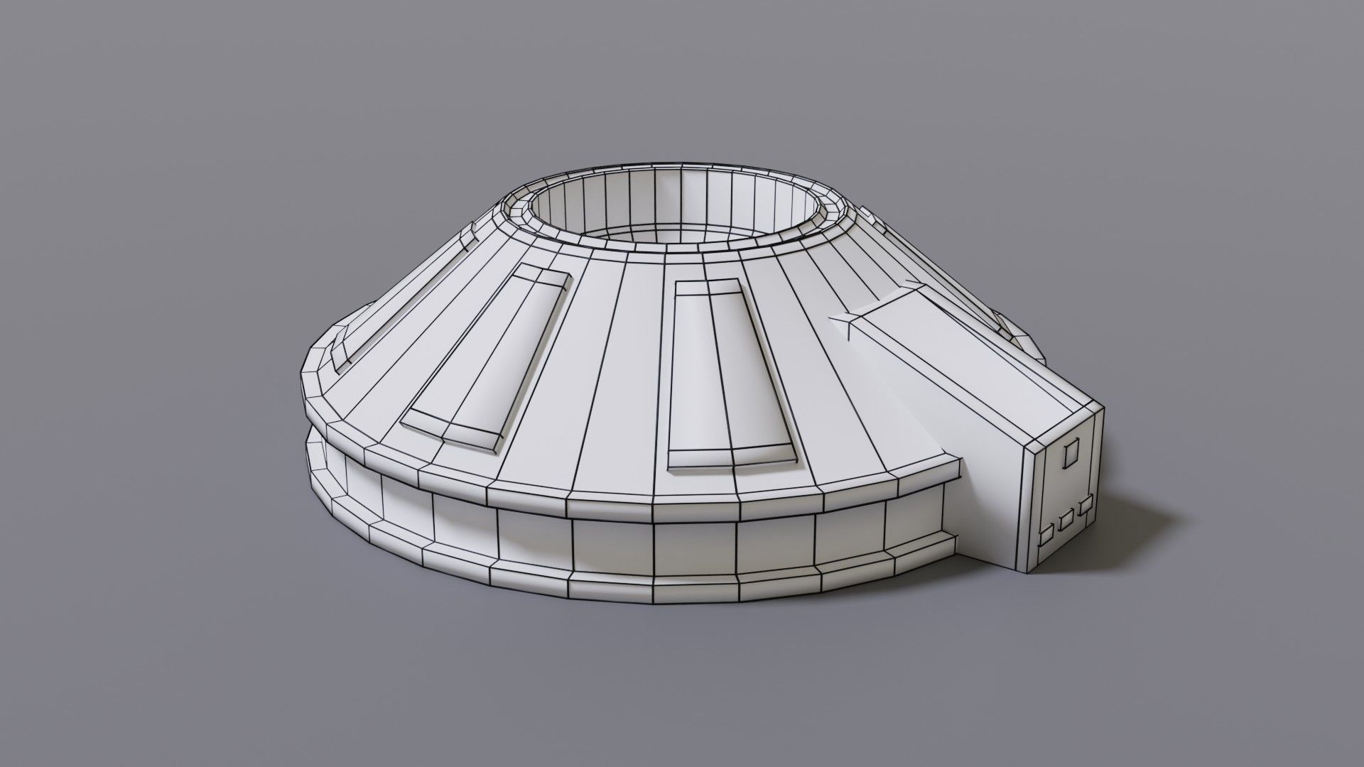 Gravity device Low-poly 3D model_34