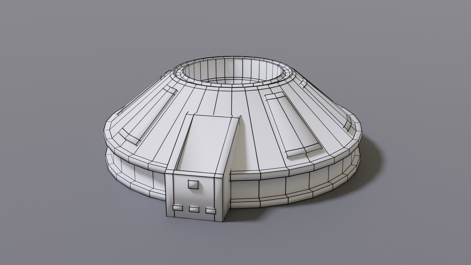 Gravity device Low-poly 3D model_30