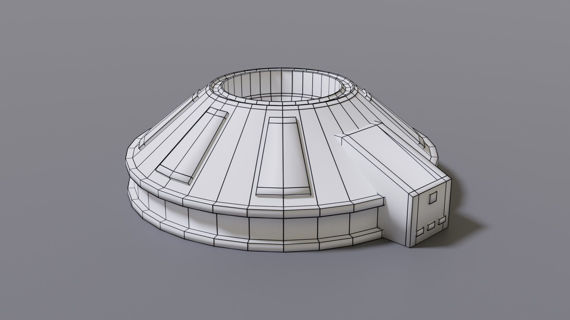 Gravity device Low-poly 3D model_33