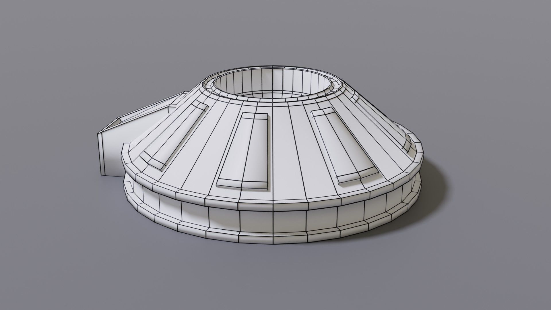 Gravity device Low-poly 3D model_27