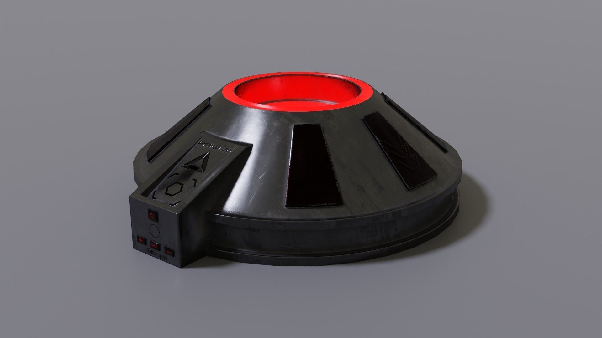 Gravity device Low-poly 3D model_12