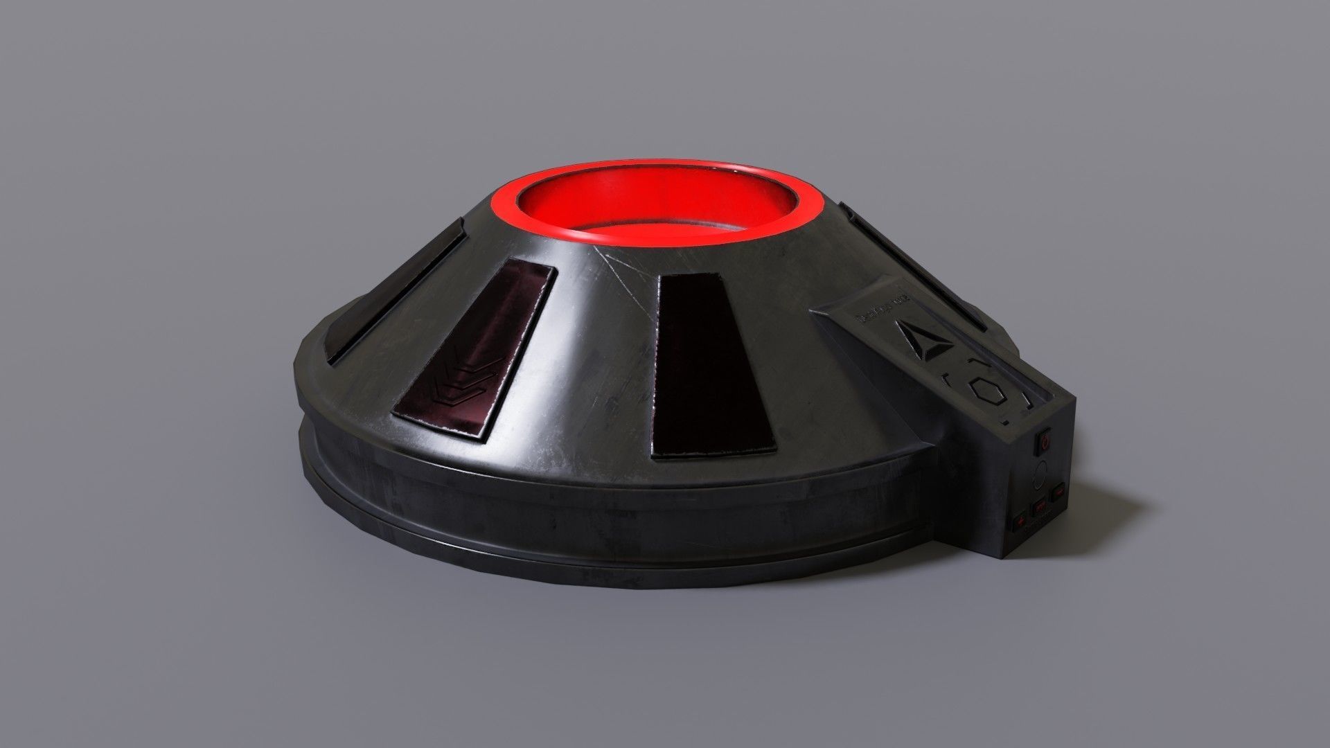 Gravity device Low-poly 3D model_17