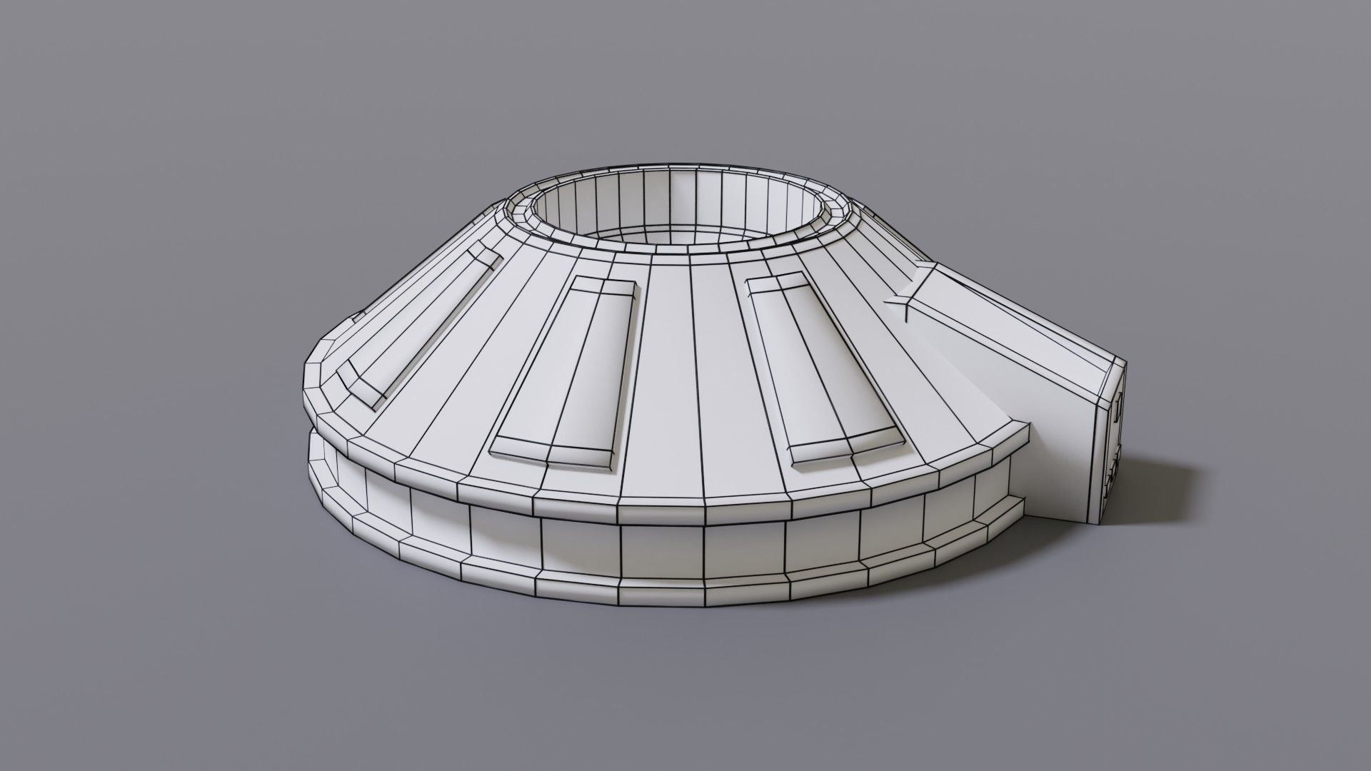 Gravity device Low-poly 3D model_20