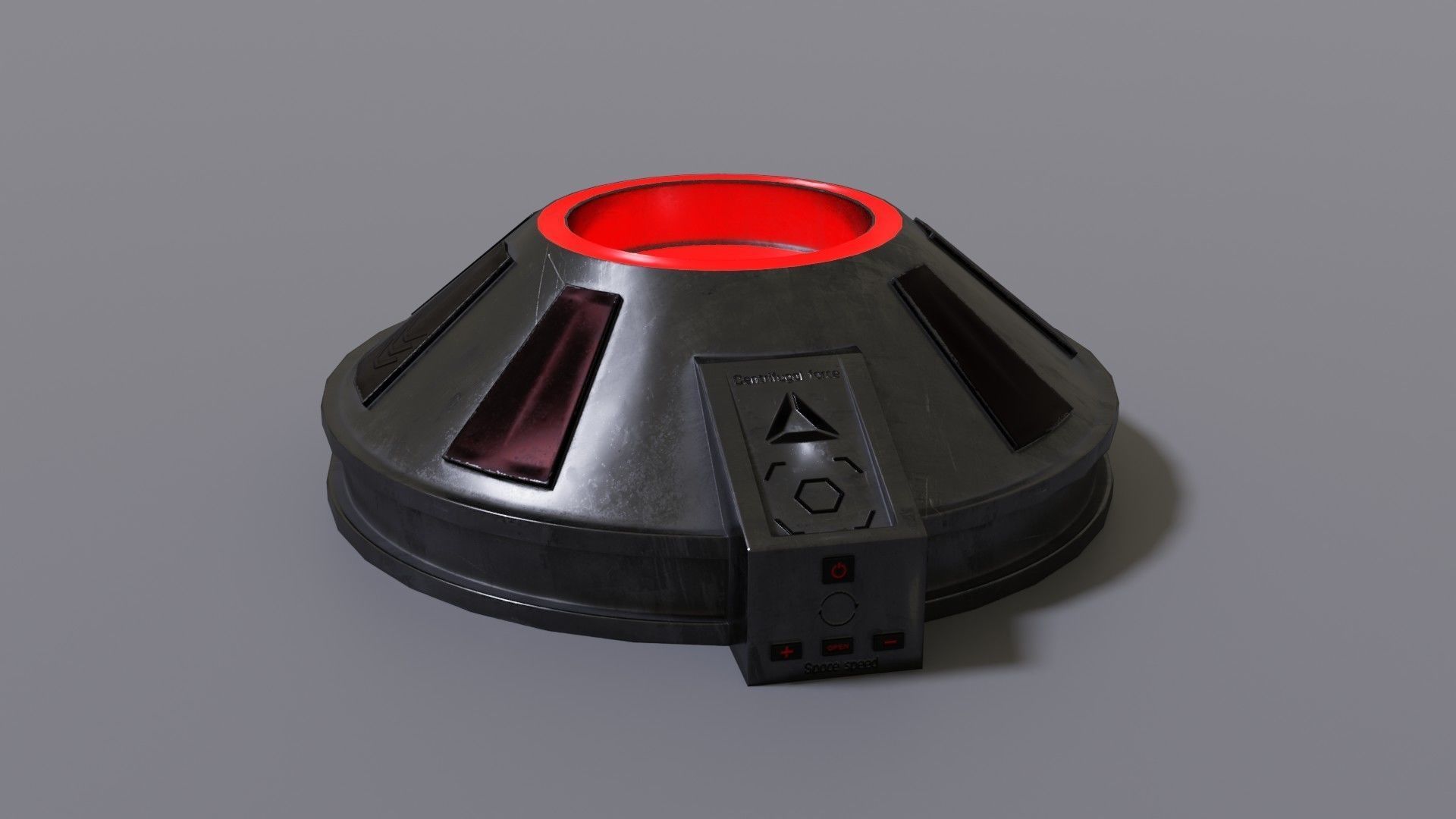 Gravity device Low-poly 3D model_14