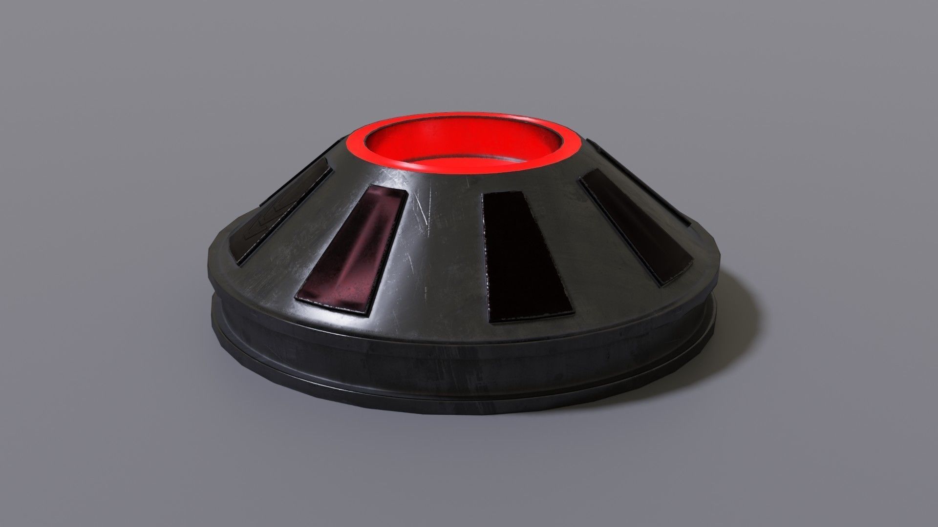 Gravity device Low-poly 3D model_8