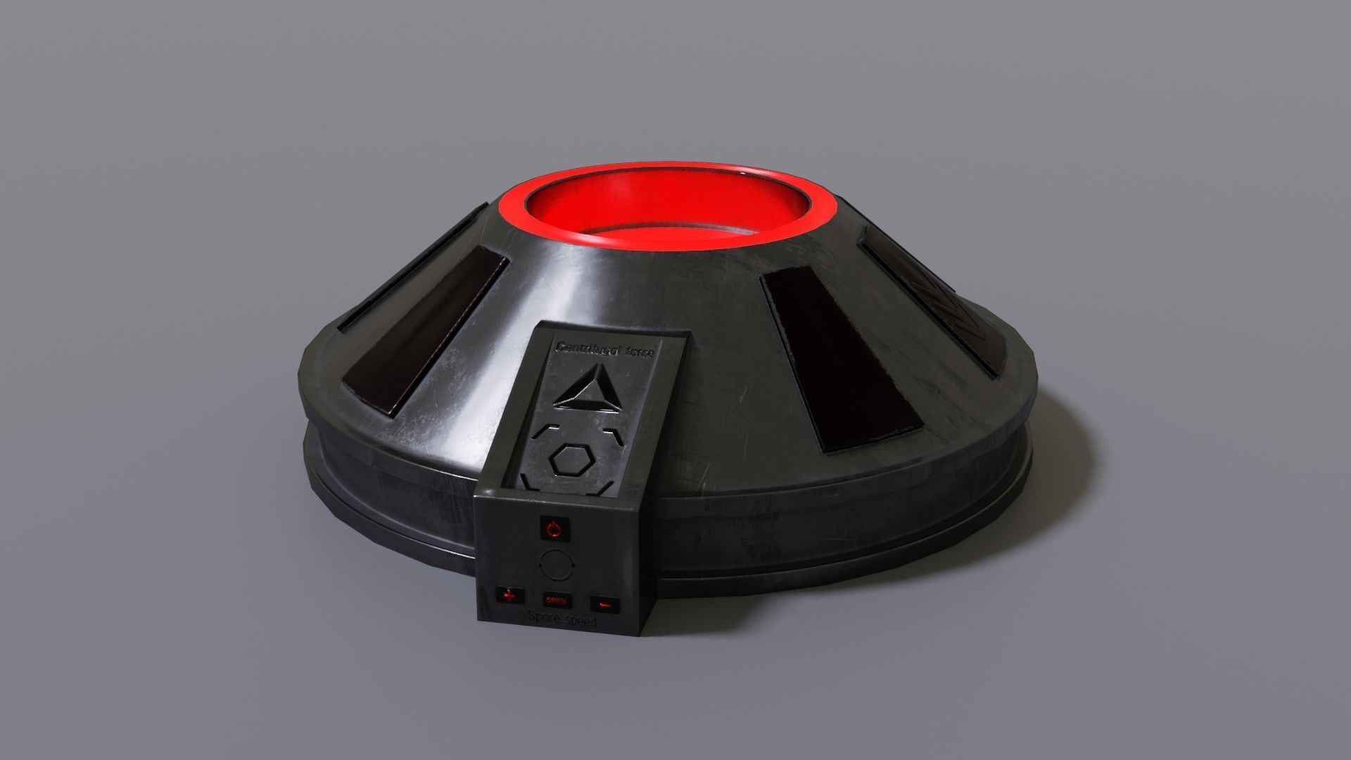 Gravity device Low-poly 3D model_13