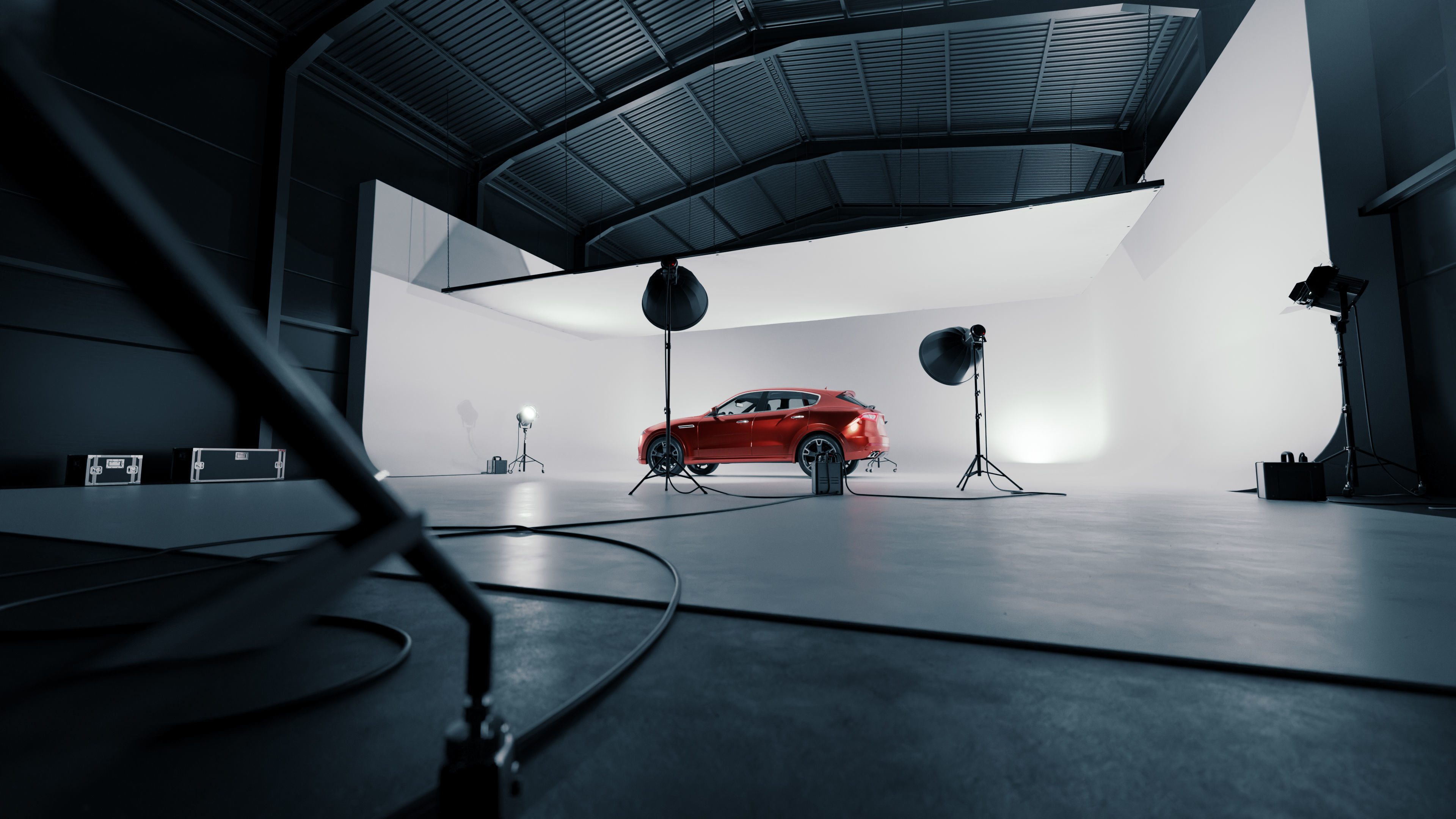 Automotive photo studio for Blender Cycles SWR2 3D model_3