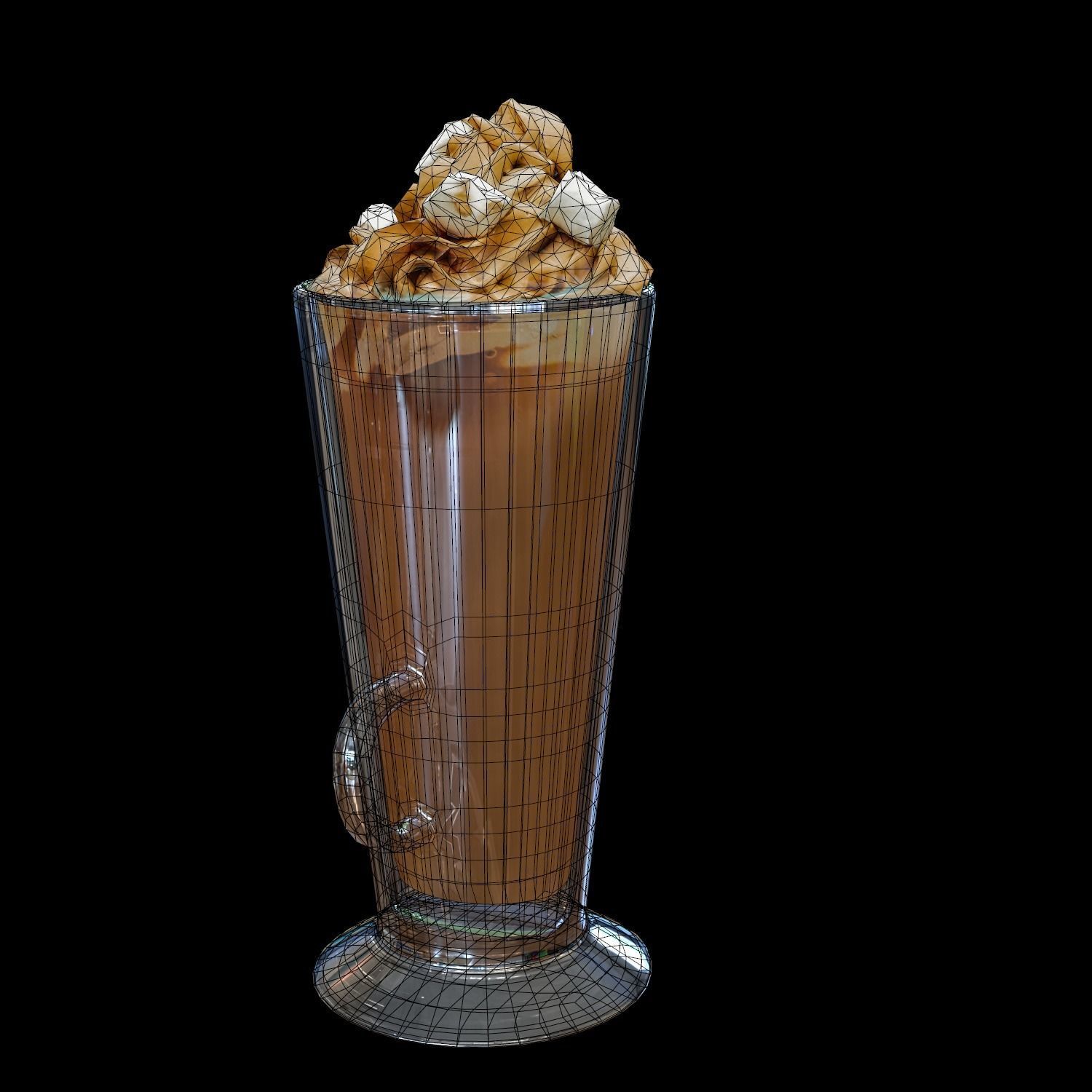 Double Hot Chocolate Free low-poly 3D model_8