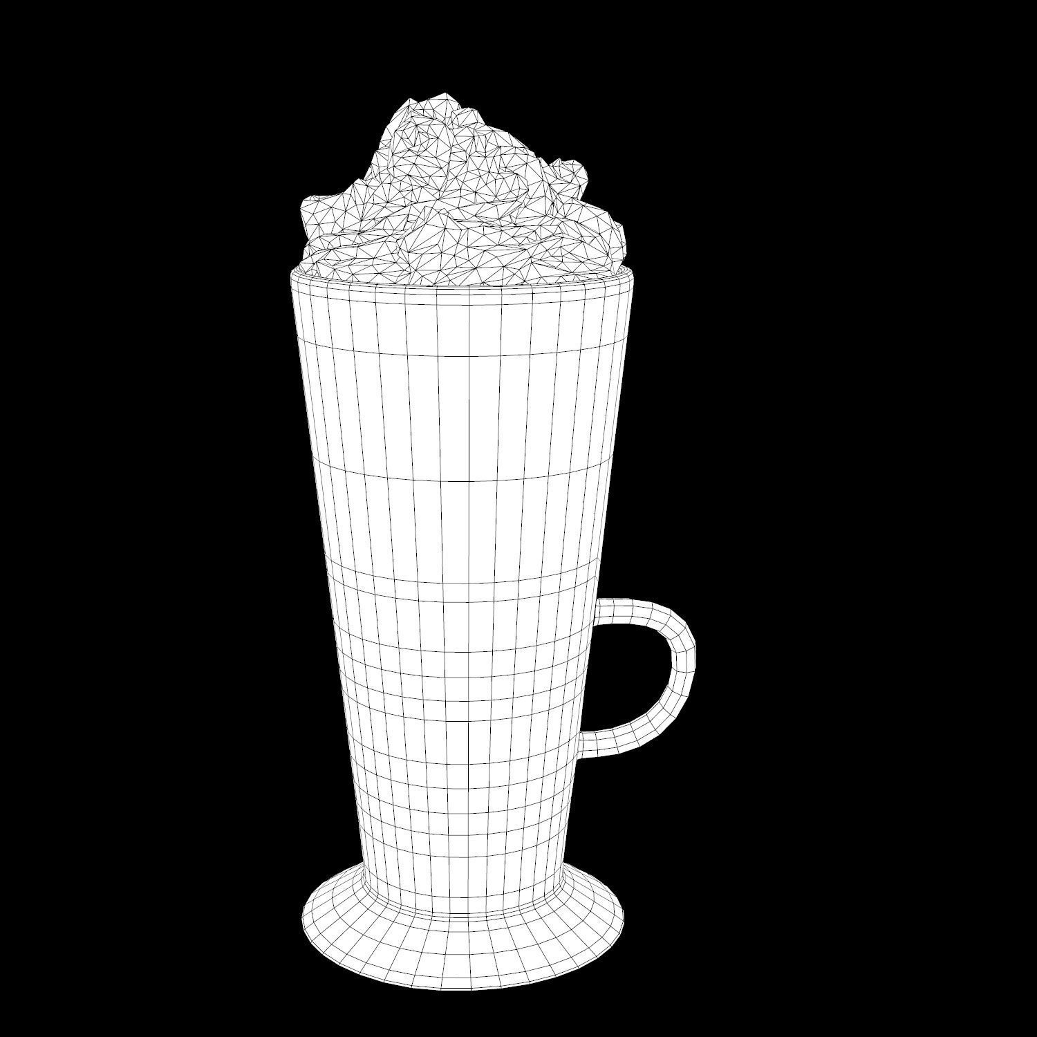 Double Hot Chocolate Free low-poly 3D model_11