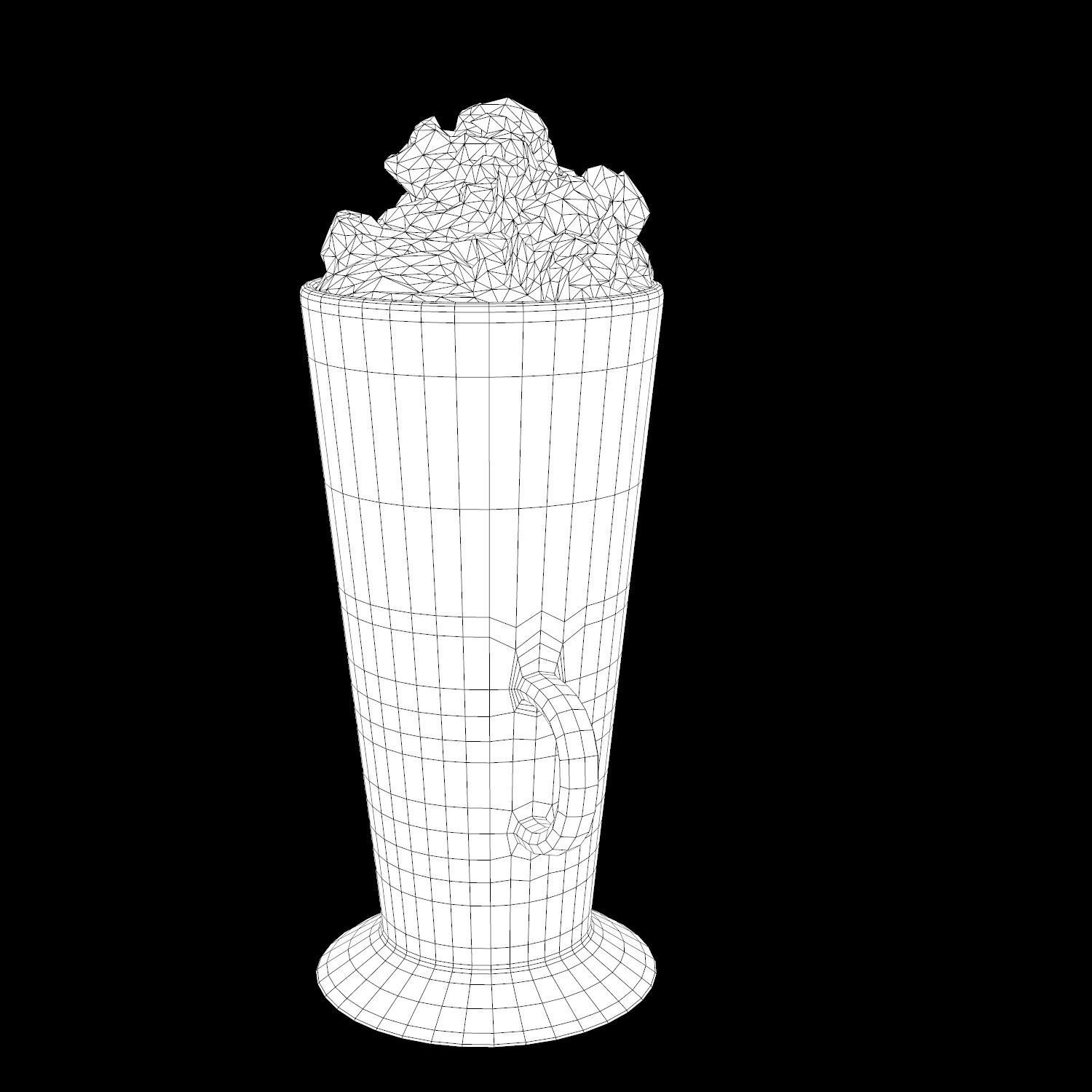 Double Hot Chocolate Free low-poly 3D model_13