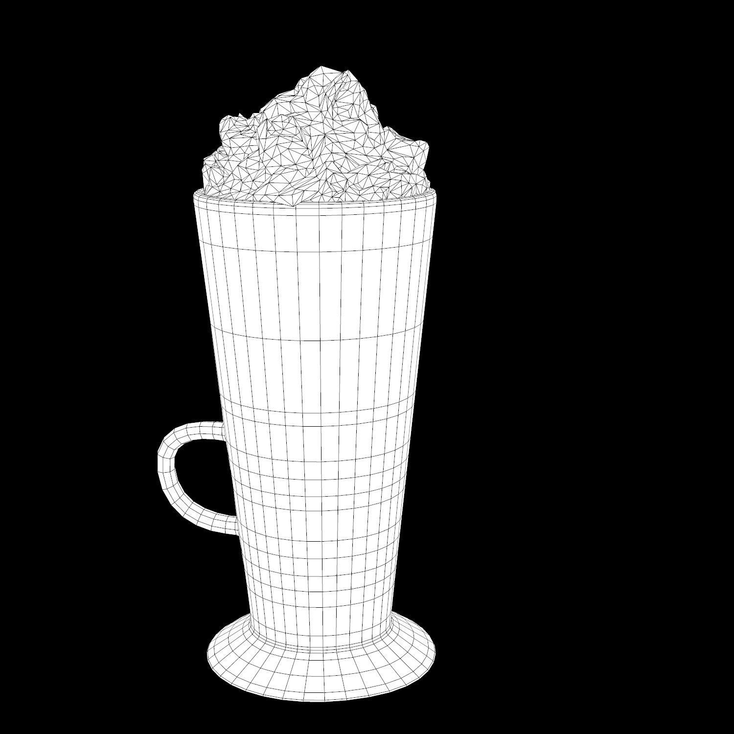 Double Hot Chocolate Free low-poly 3D model_15