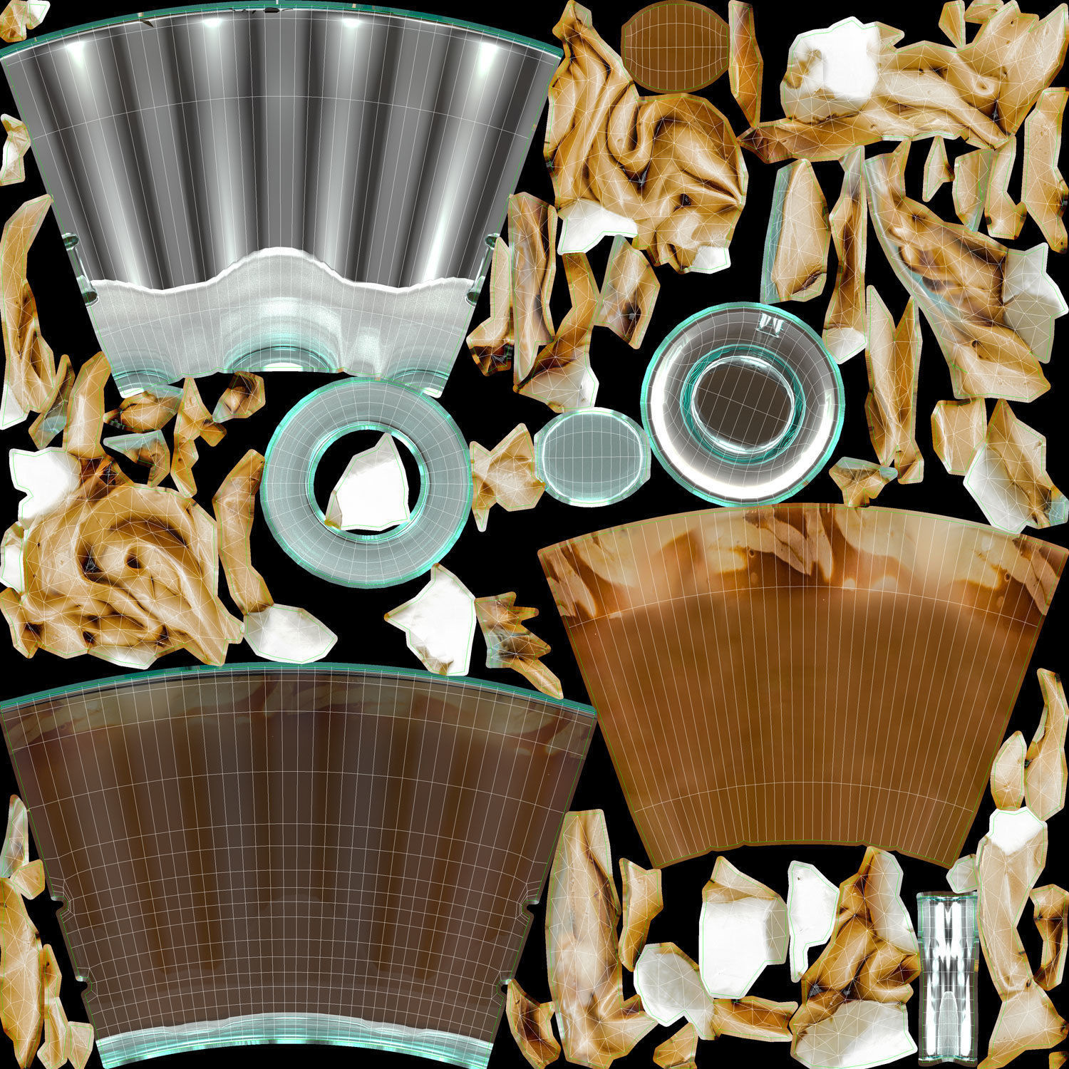 Double Hot Chocolate Free low-poly 3D model_6