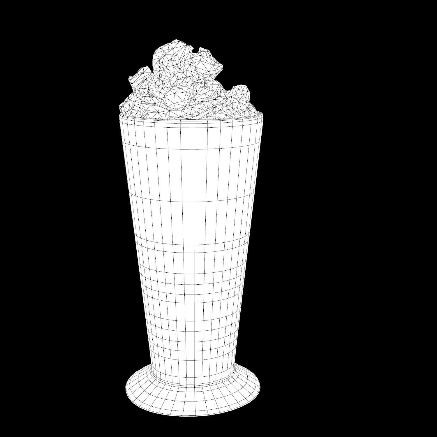 Double Hot Chocolate Free low-poly 3D model_12