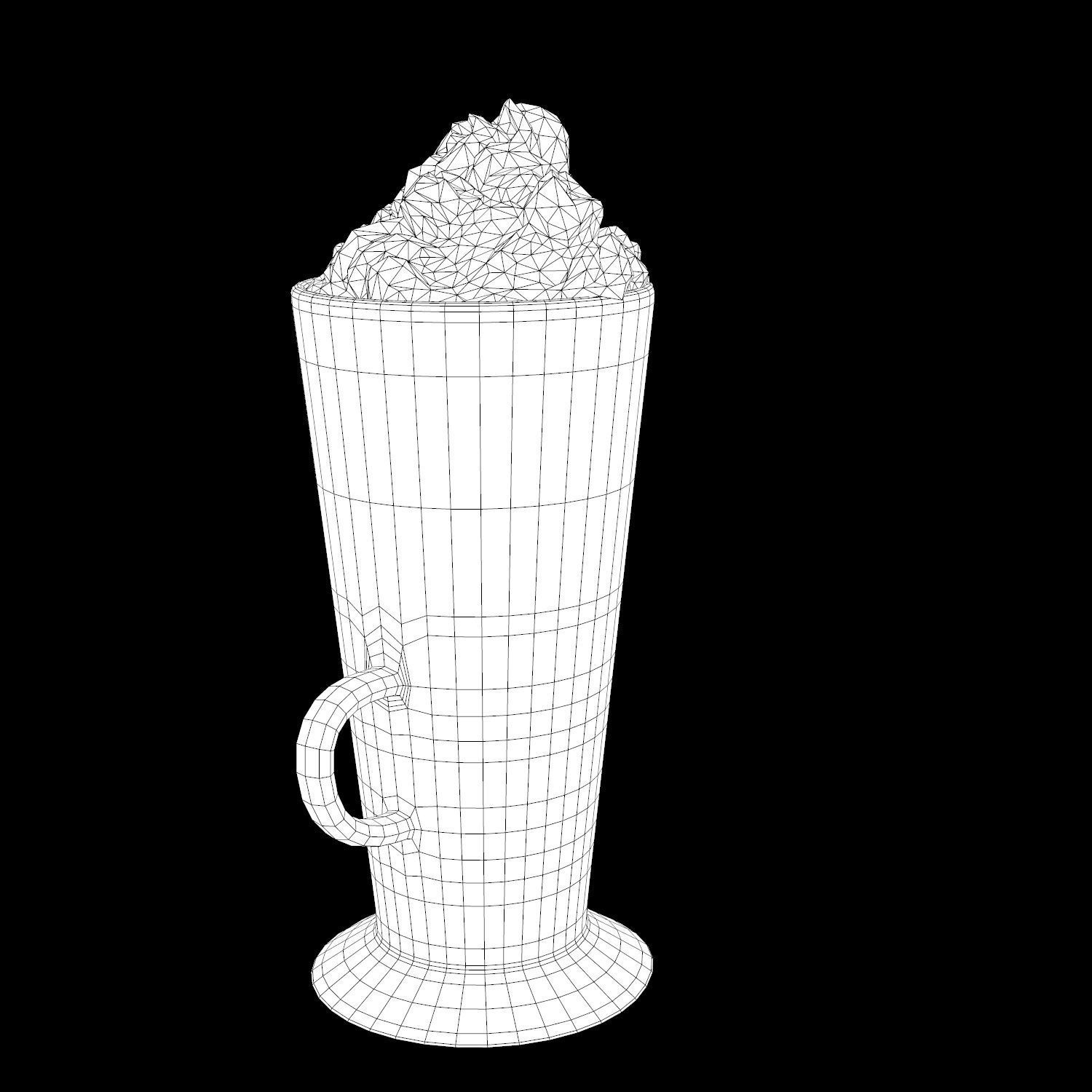 Double Hot Chocolate Free low-poly 3D model_14