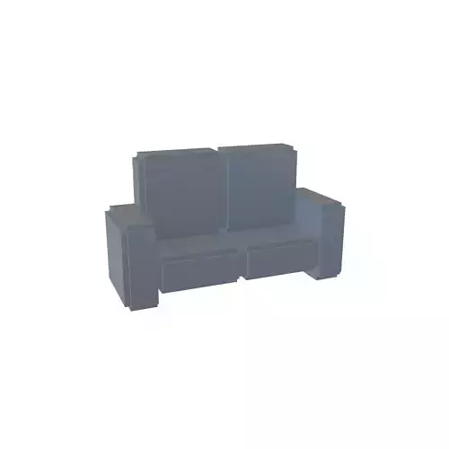 Voxel Sofa v1 002
