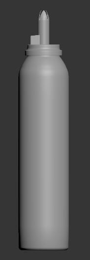 Muss bottle 3D model_1