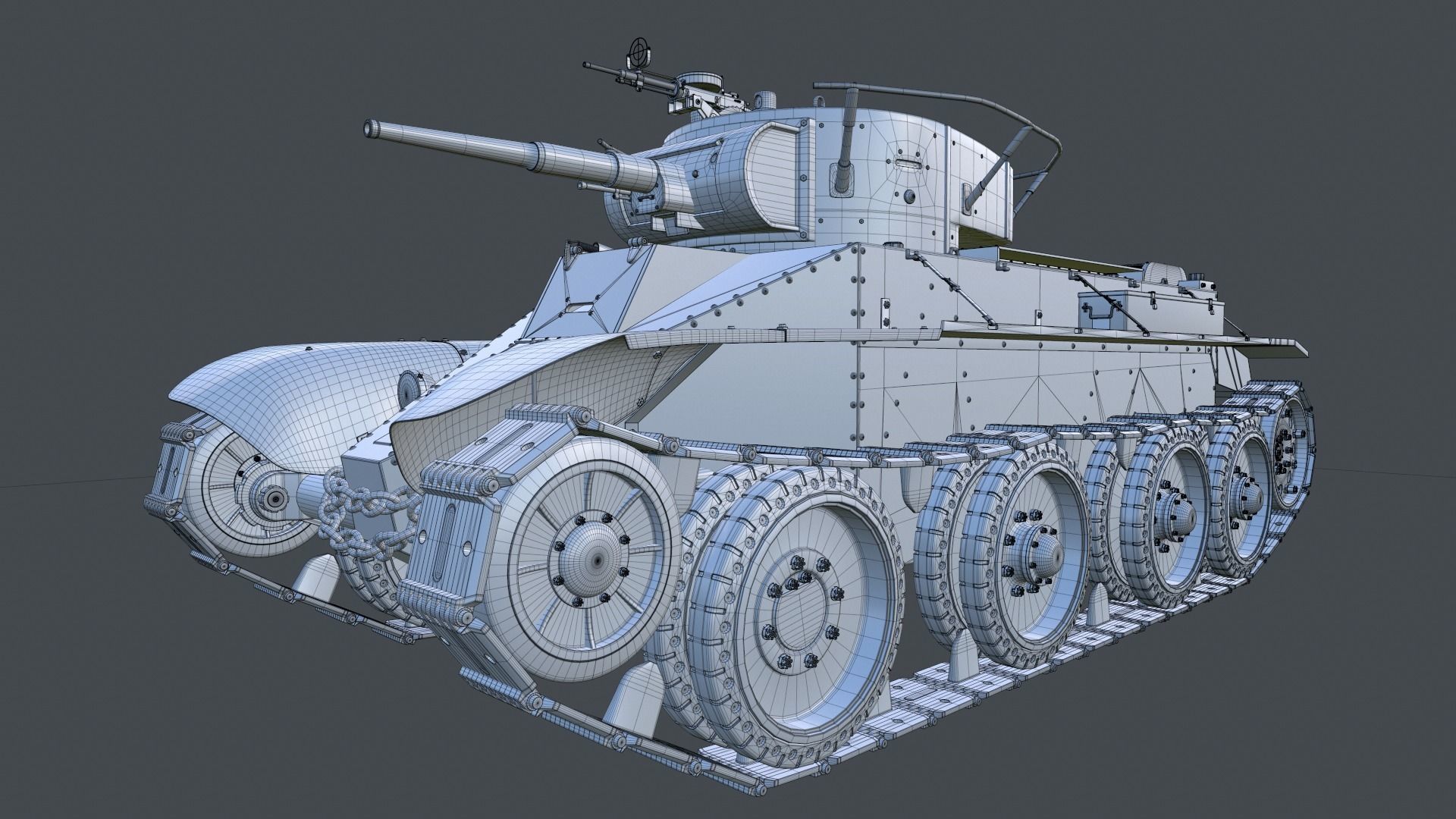 BT-5 Comander 3D model_17