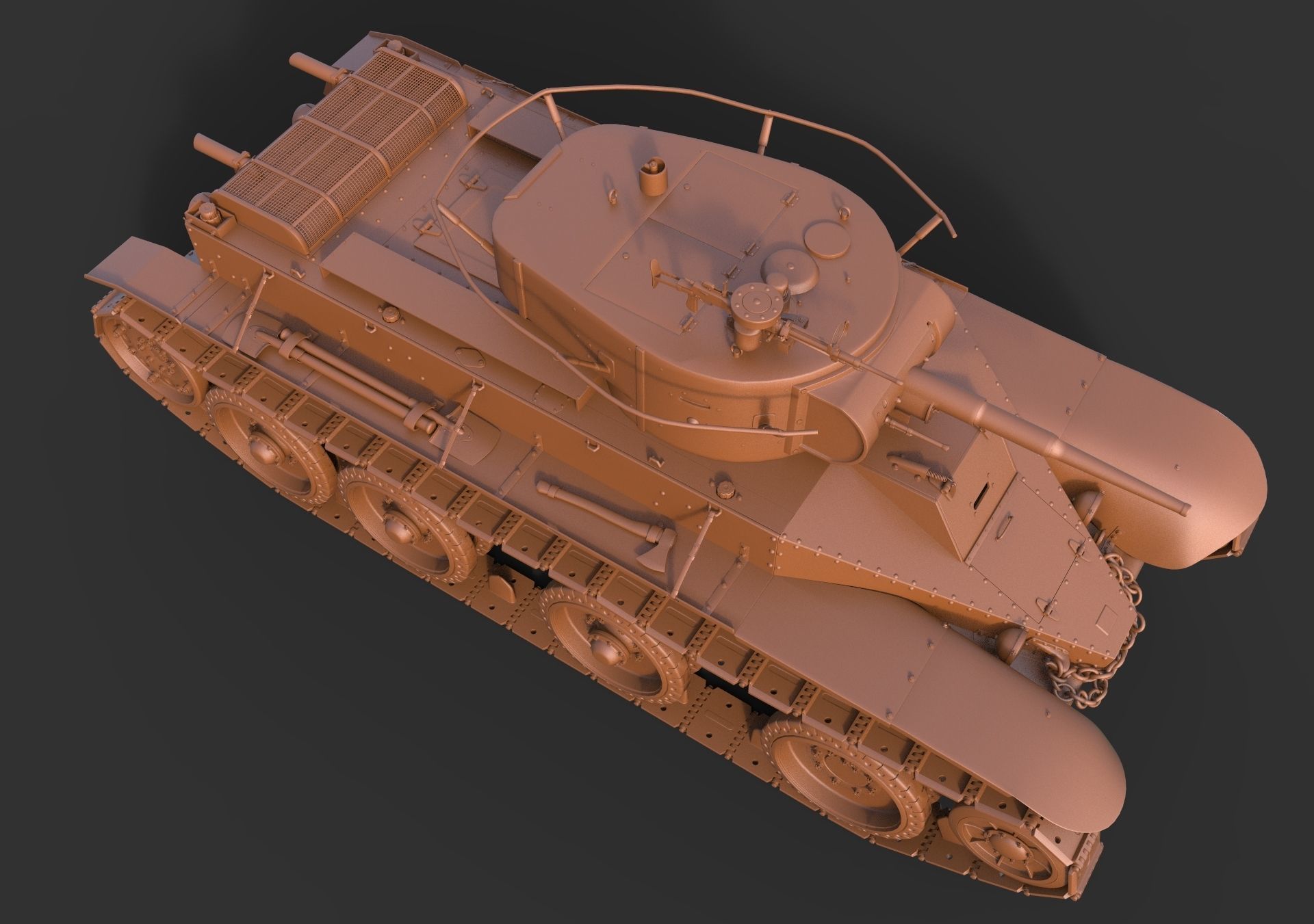 BT-5 Comander 3D model_16