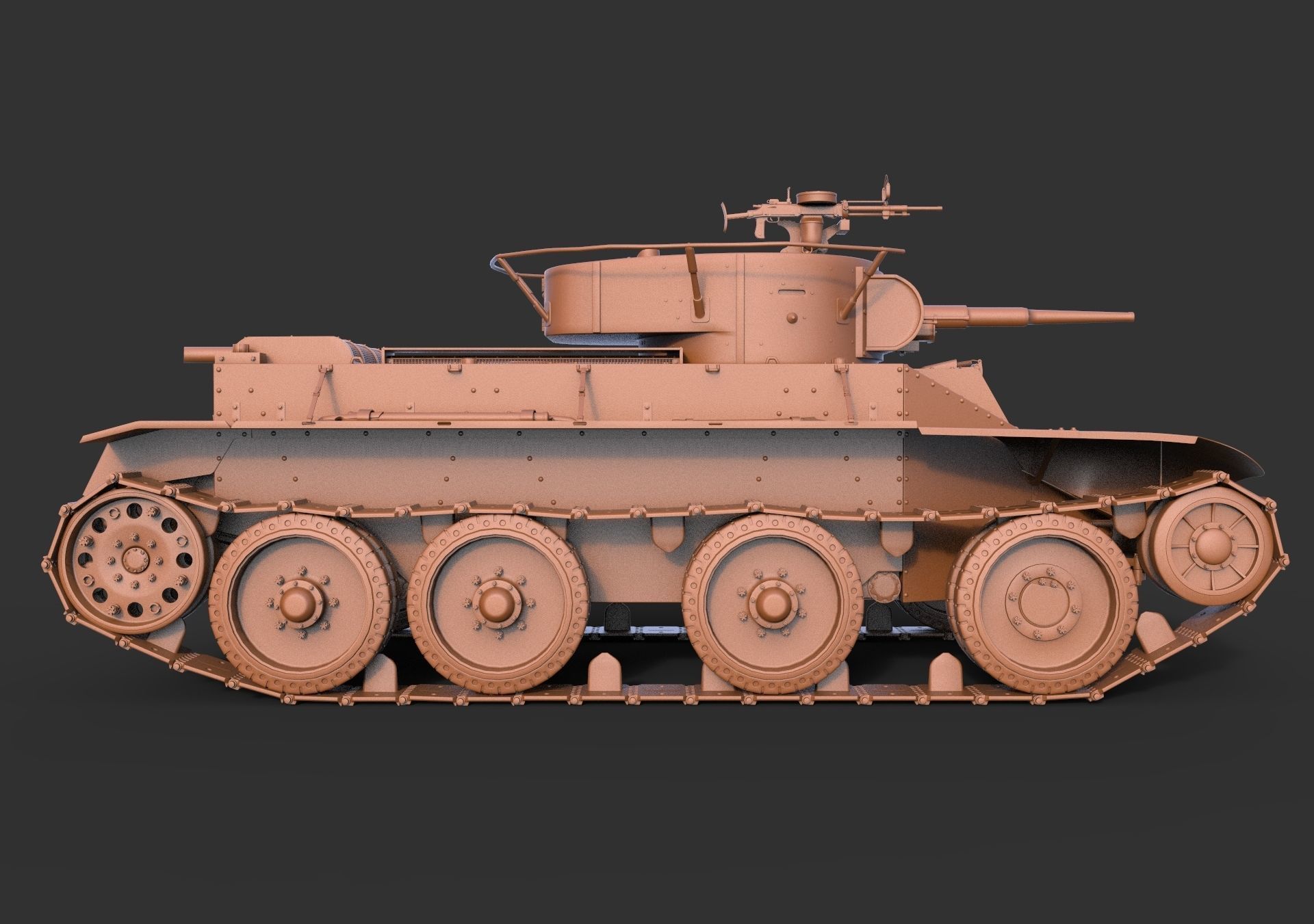 BT-5 Comander 3D model_12