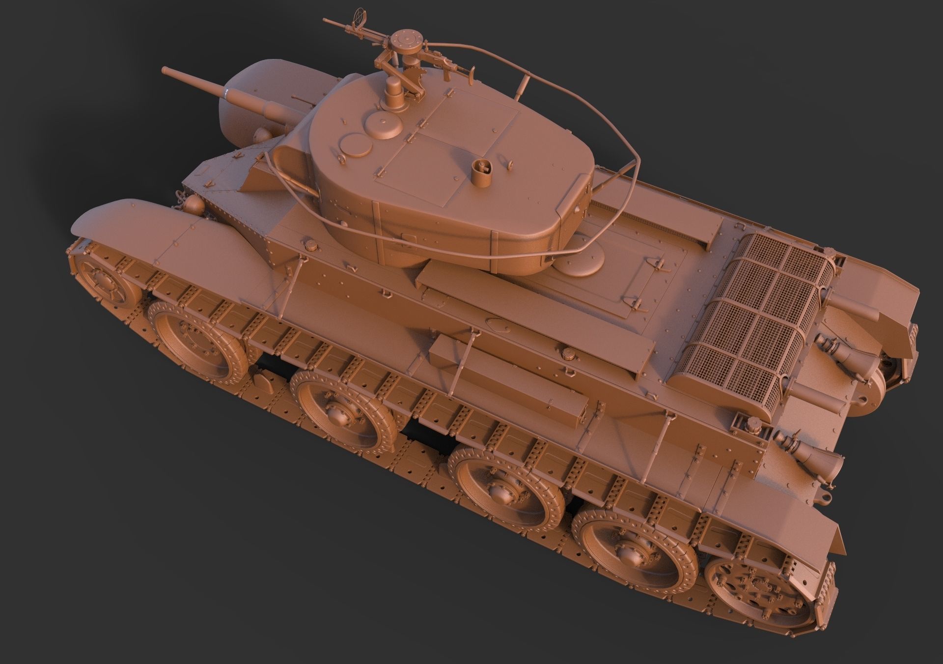 BT-5 Comander 3D model_15