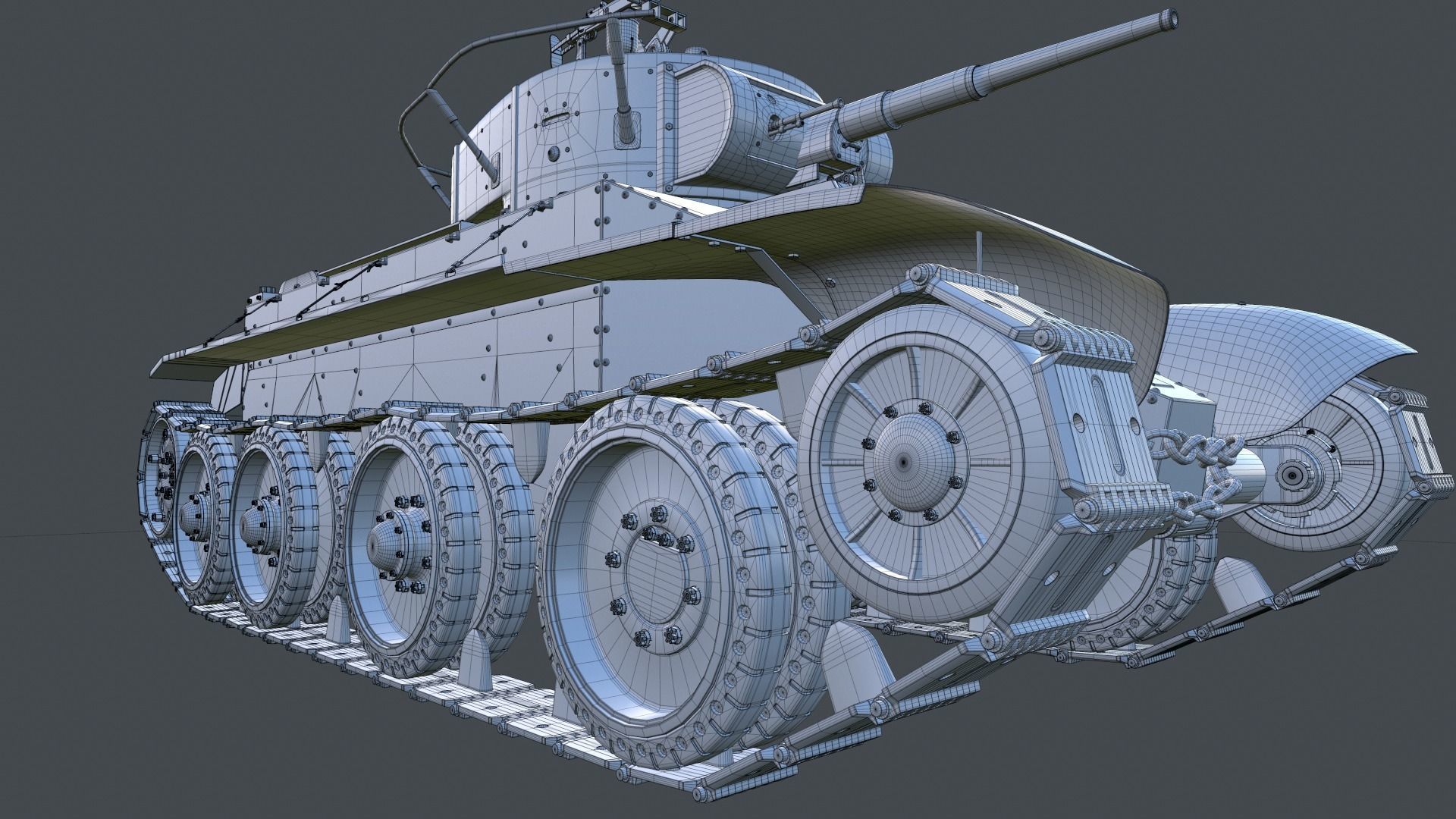 BT-5 Comander 3D model_19