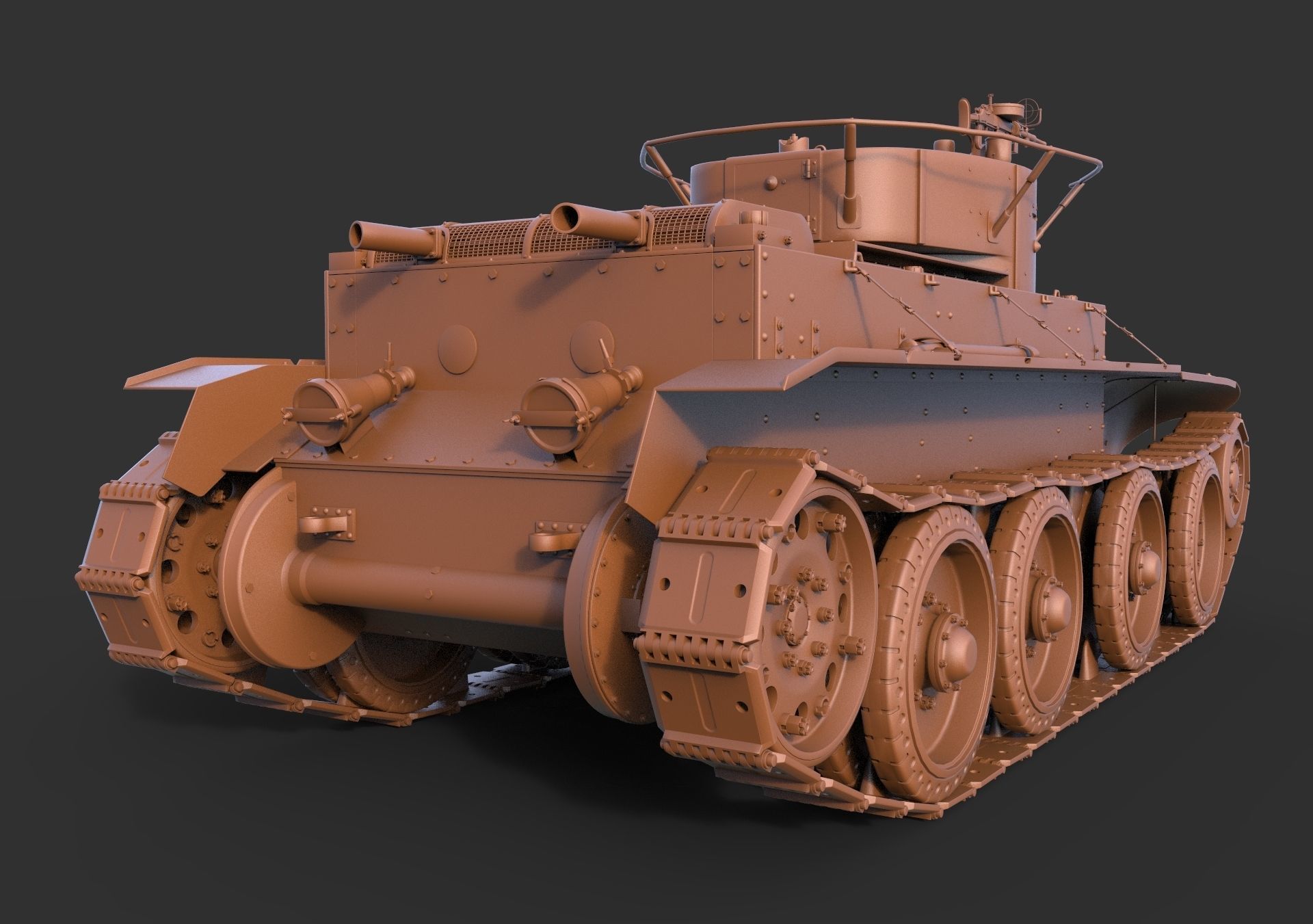 BT-5 Comander 3D model_13