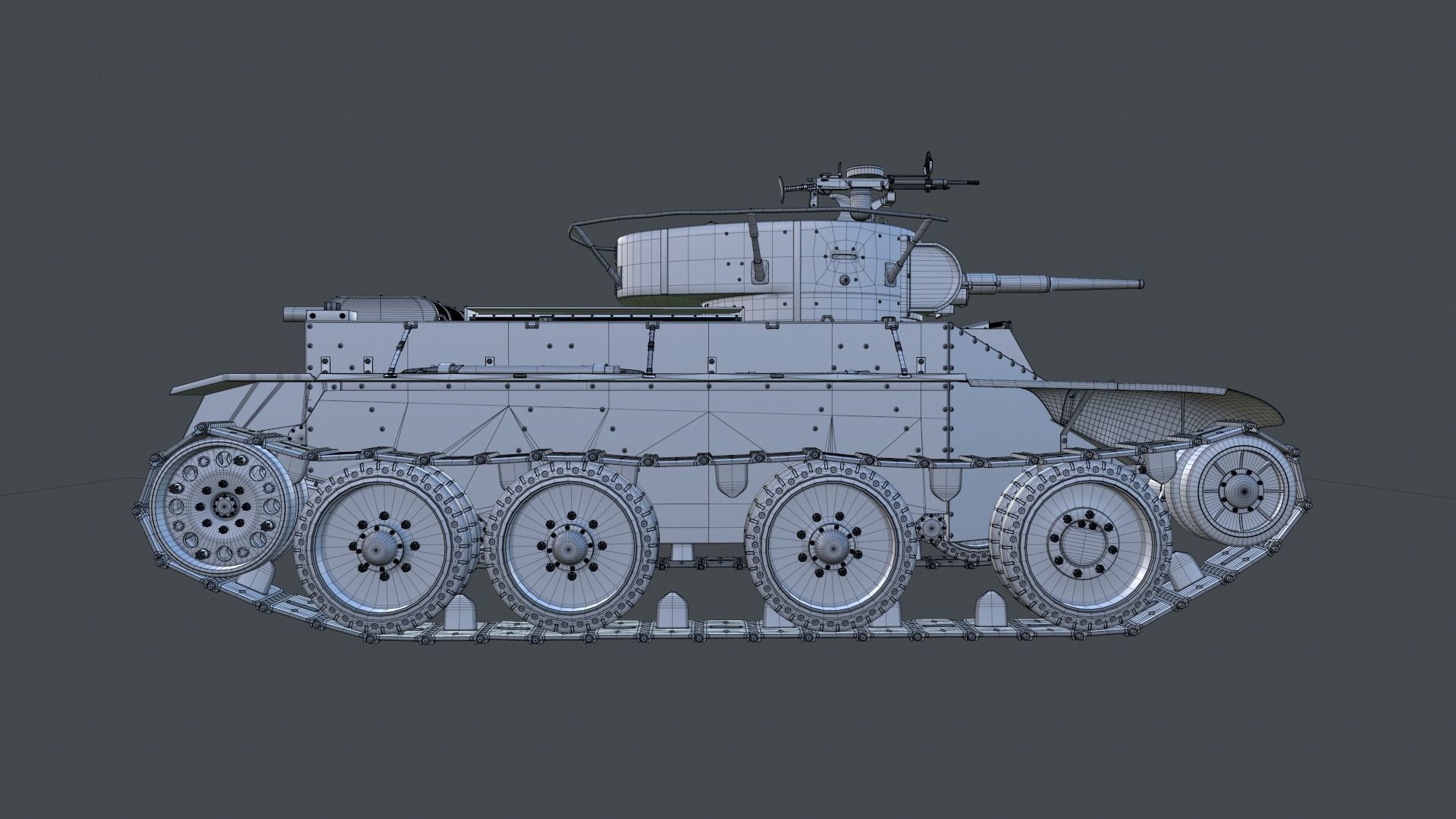 BT-5 Comander 3D model_20