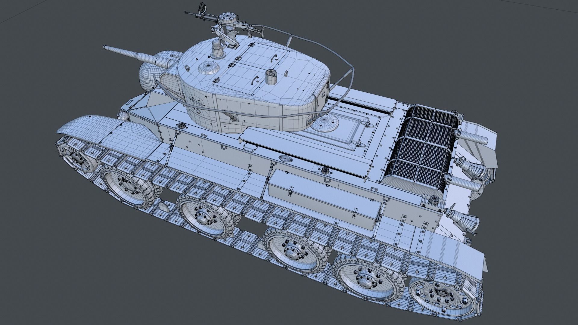 BT-5 Comander 3D model_23