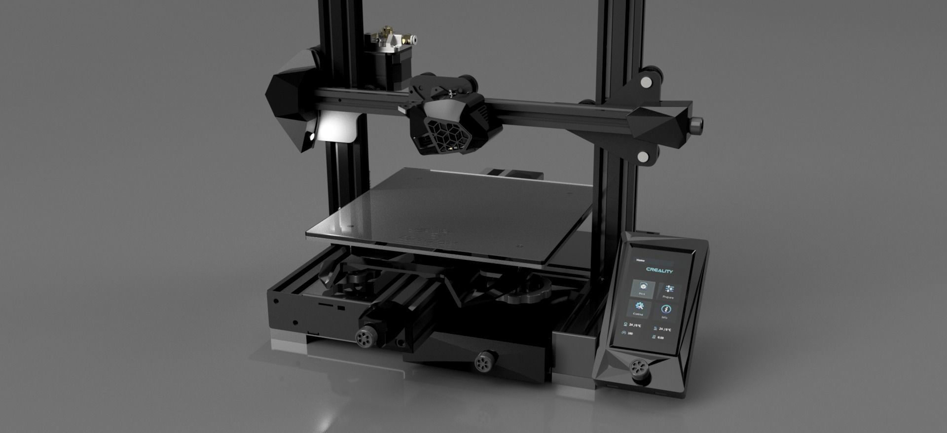 CREALITY ENDER 3 V2 THEMES PACK LAMBORGHINI 3D print model_9