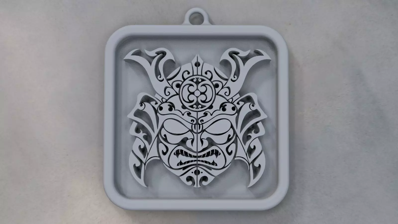 SAMURAI PENDANT Free 3D print model
