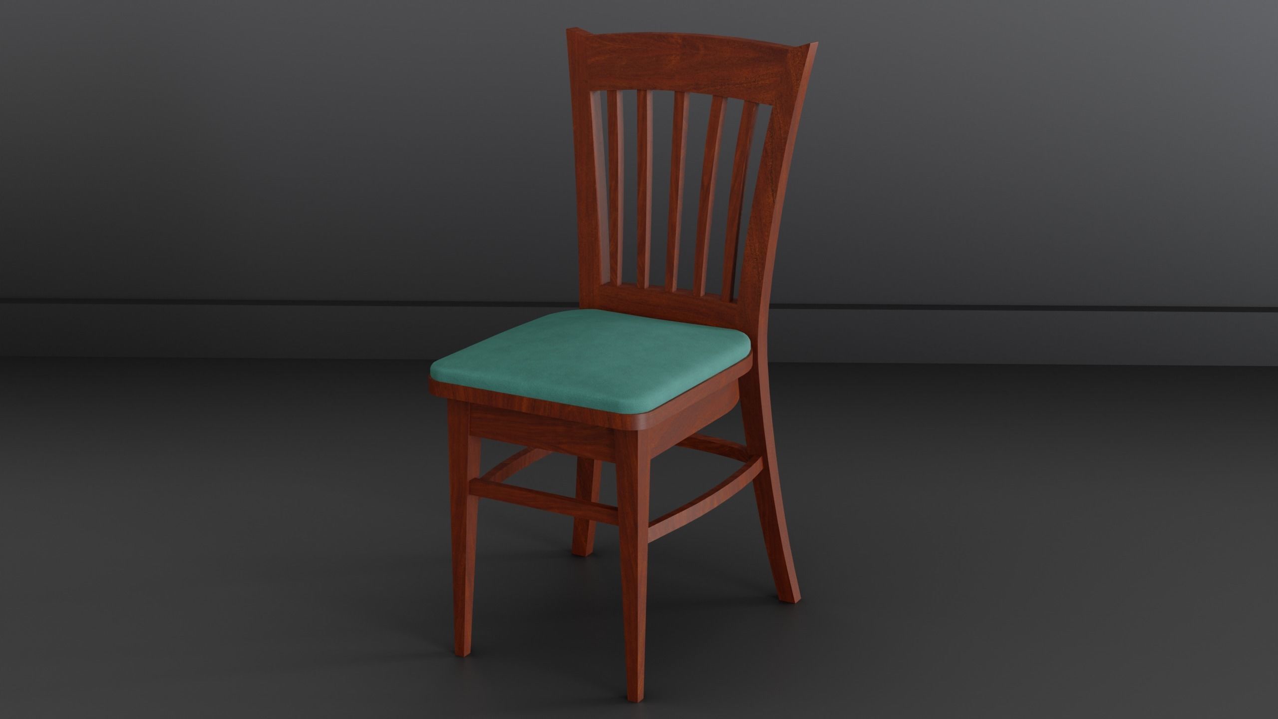 Dining Table - Royal Low-poly 3D model_10