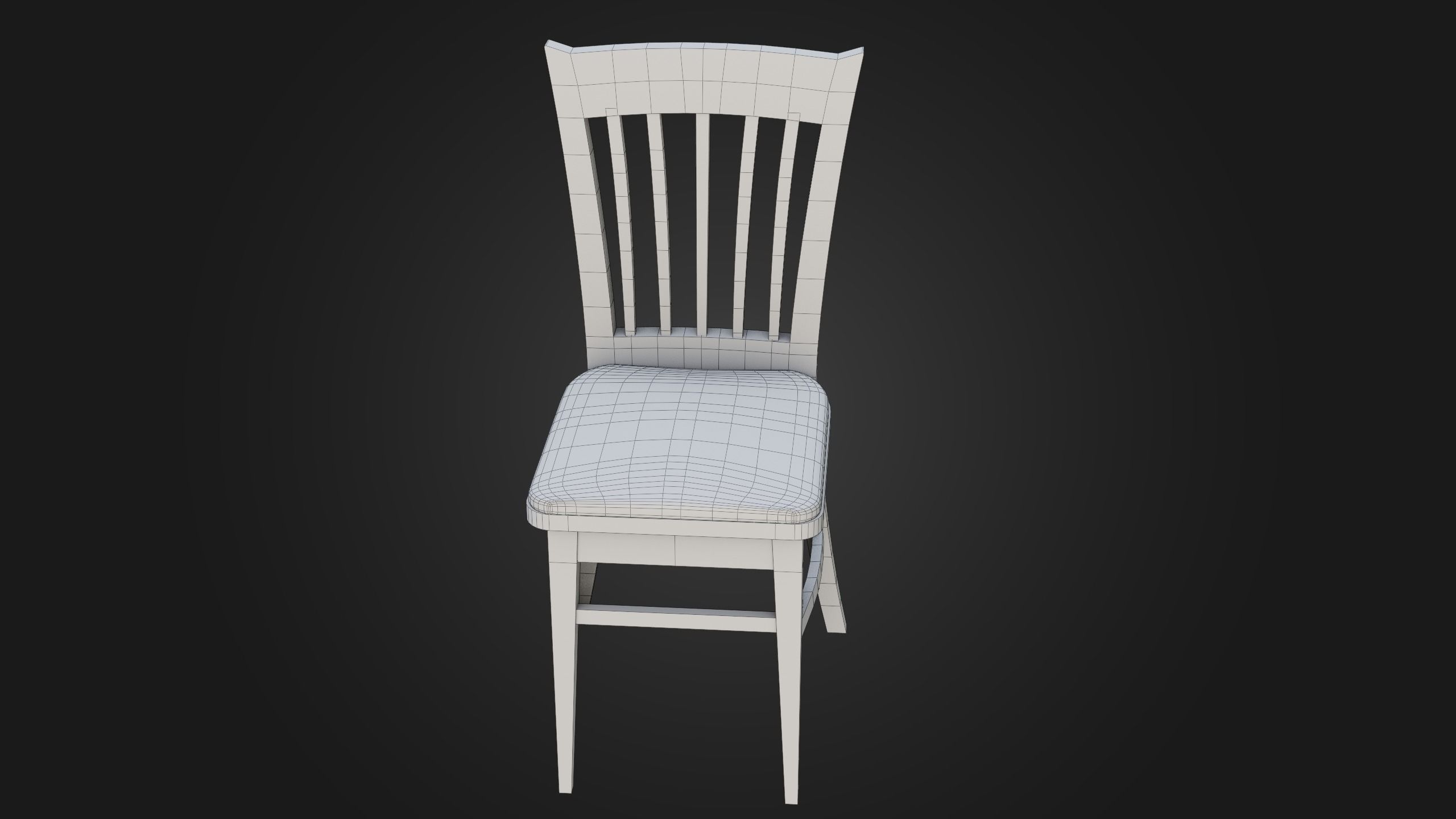 Dining Table - Royal Low-poly 3D model_15