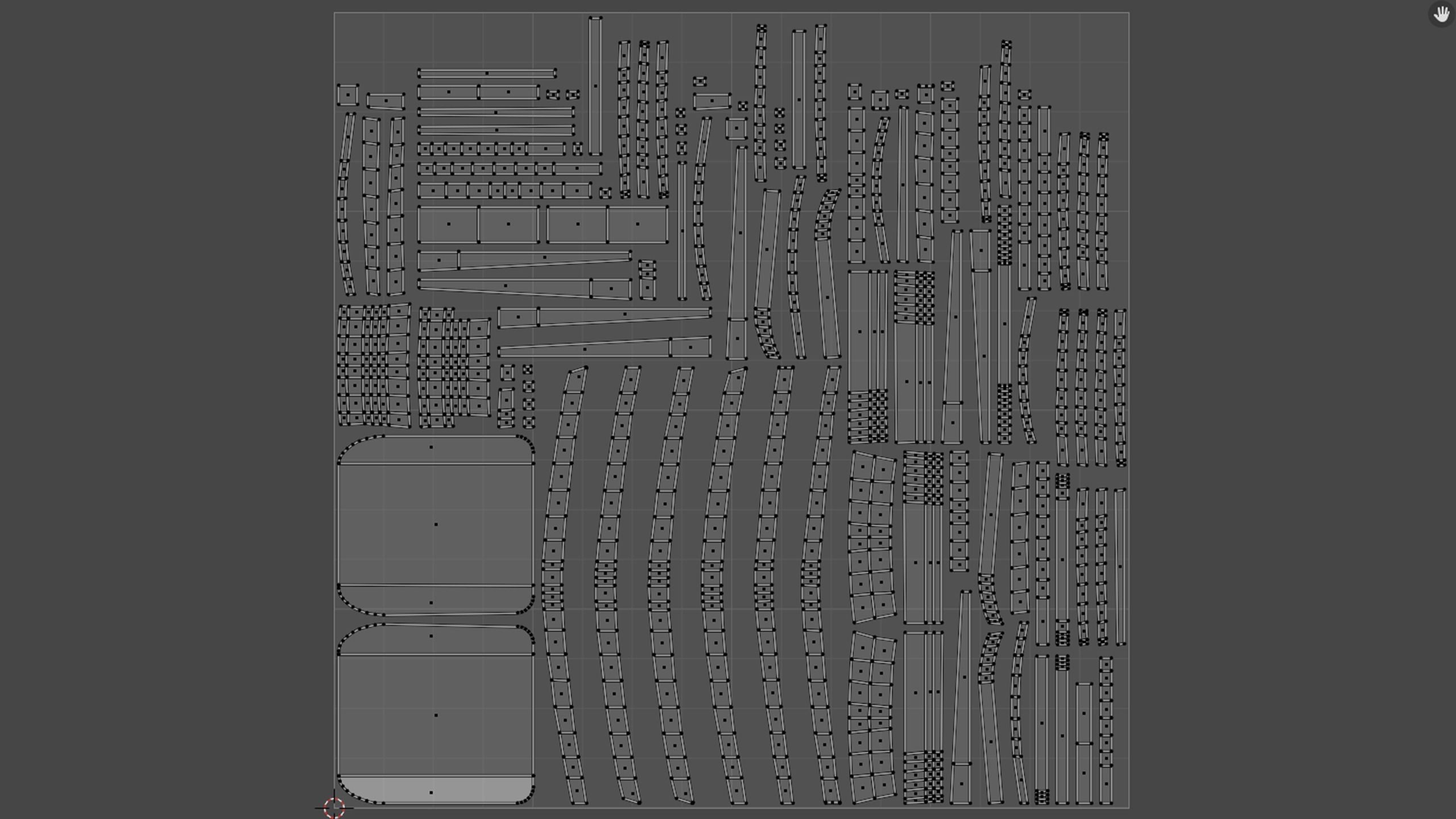 Dining Table - Royal Low-poly 3D model_17