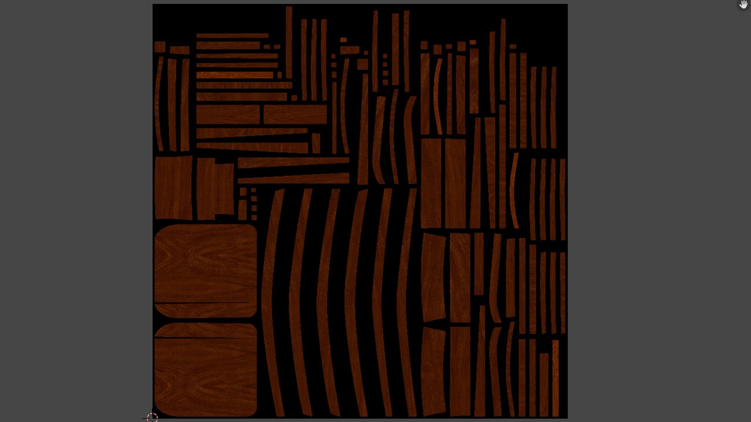 Dining Table - Royal Low-poly 3D model_20